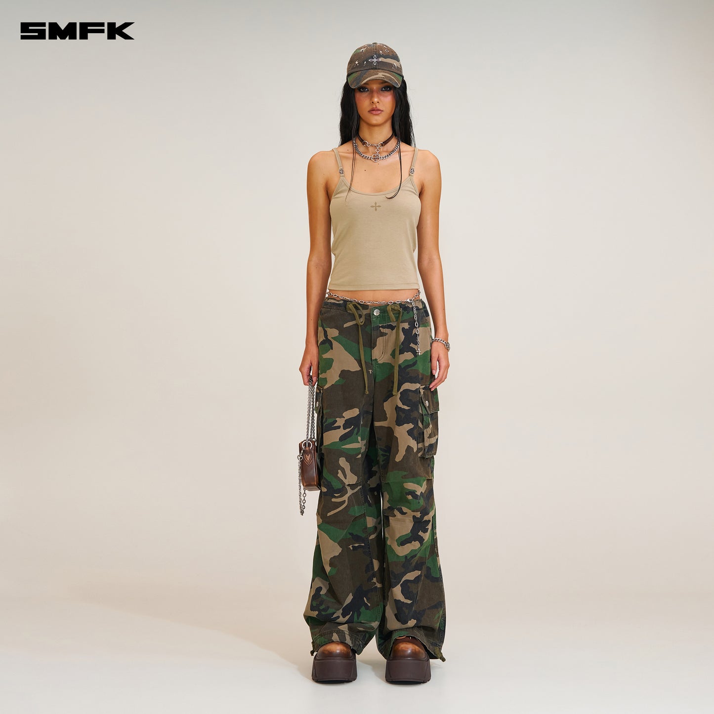 COMPASS BEVERLY BODY Camisole Shadow Green