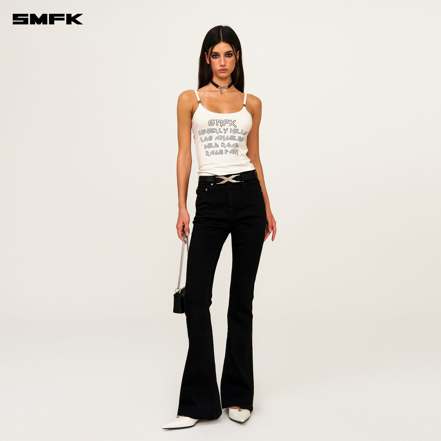 FUTURE MIRAGE Sports Strap Top (Beverly Hills Edition) Alpine White