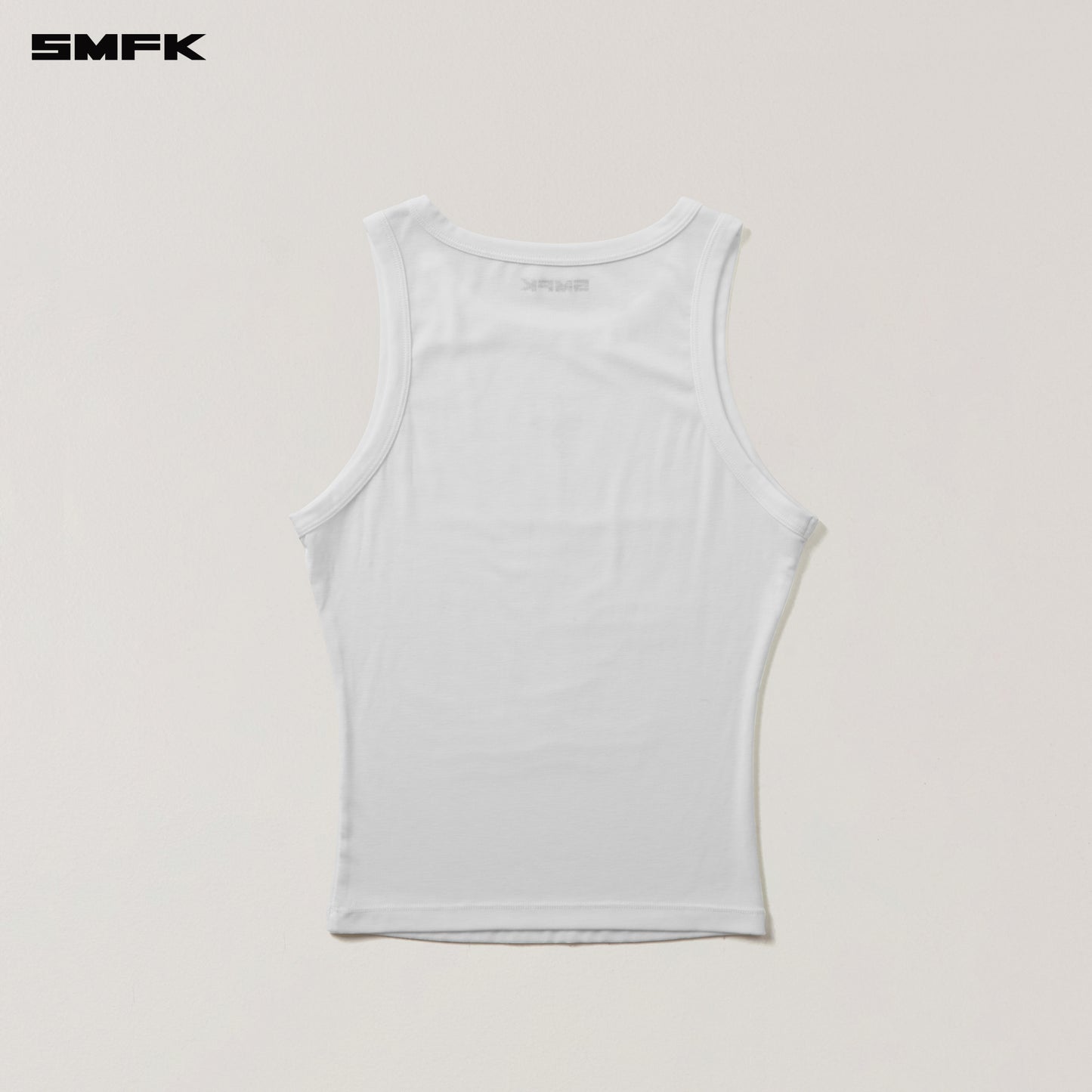 COMPASS STAMP ACETATE BODY SPORTS TANK Alpine White