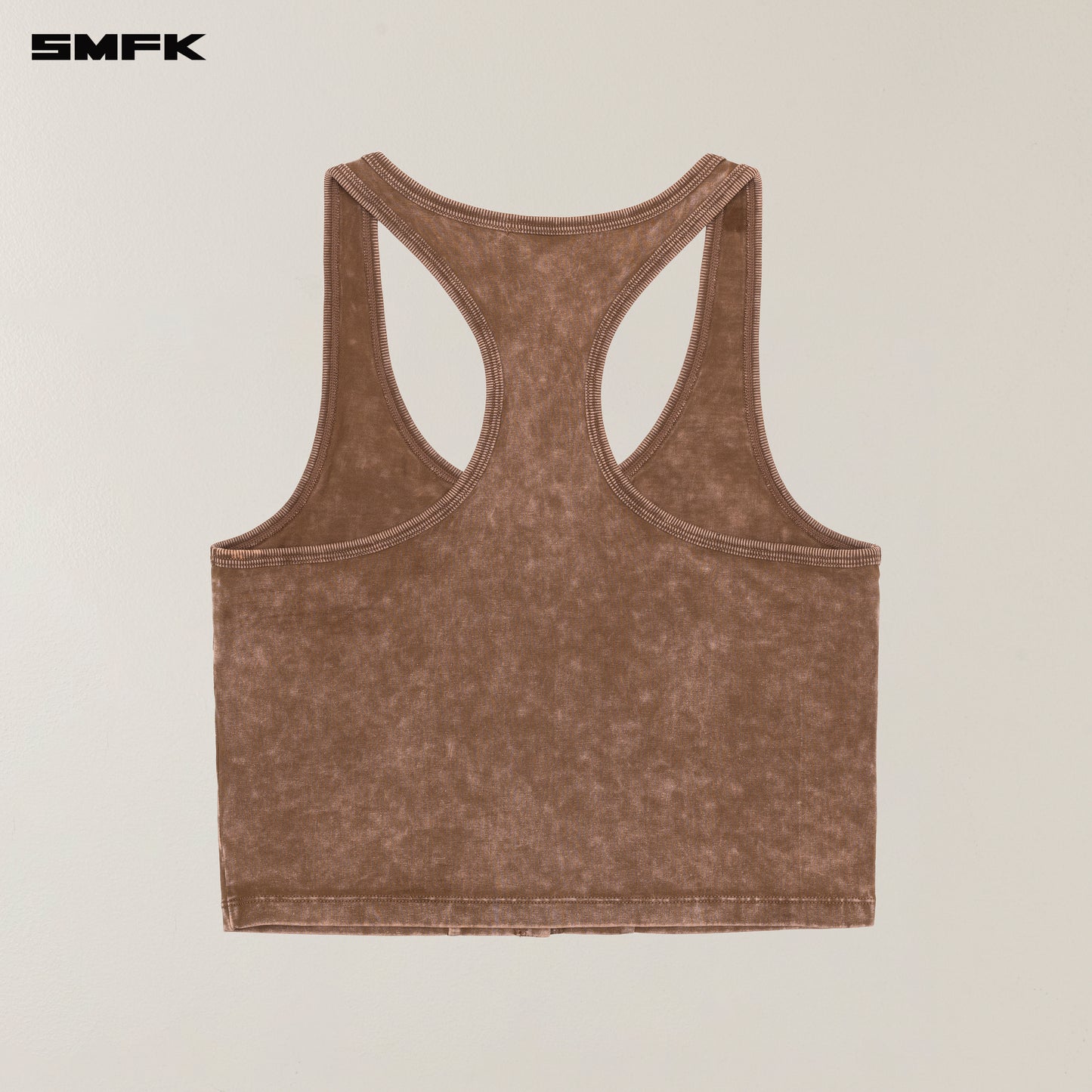 VINTAGE HURRICANE Fade Gym Vest Wild Horse Brown