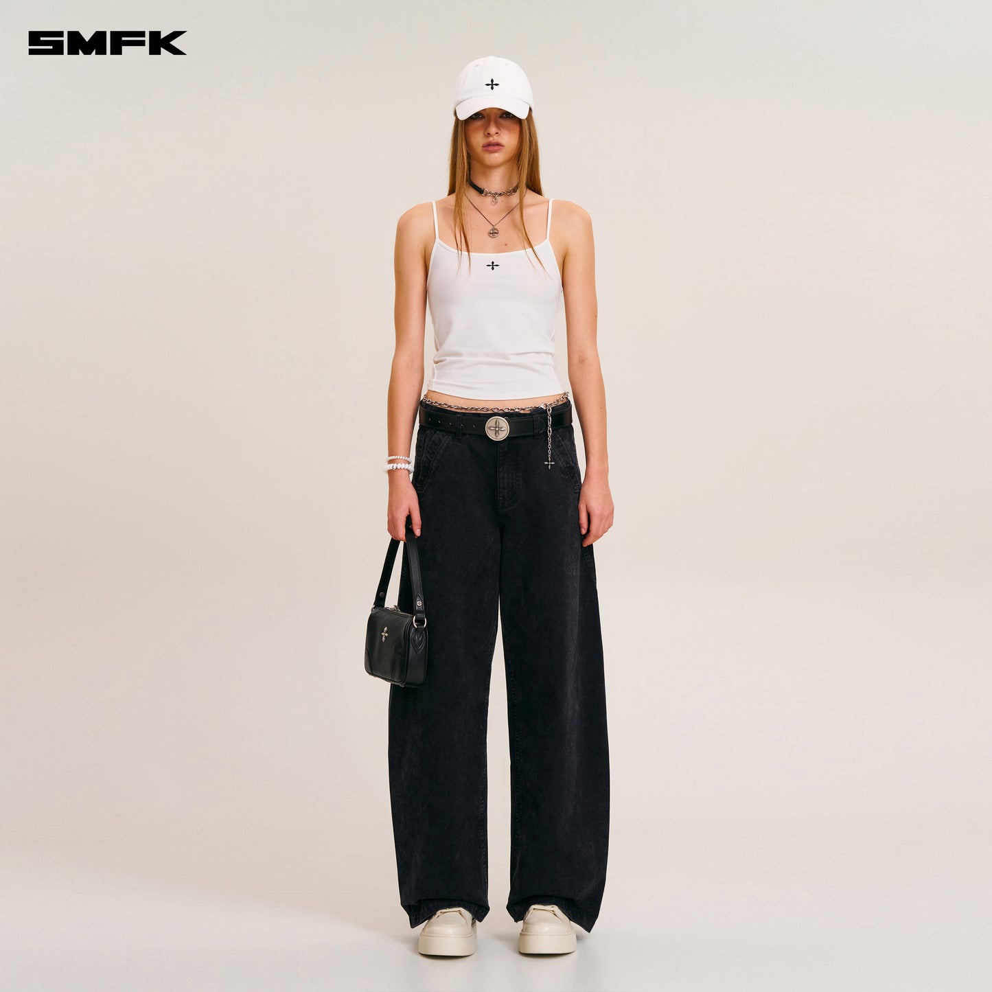 VINTAGE STORM FADE CAMISOLE Alpine White