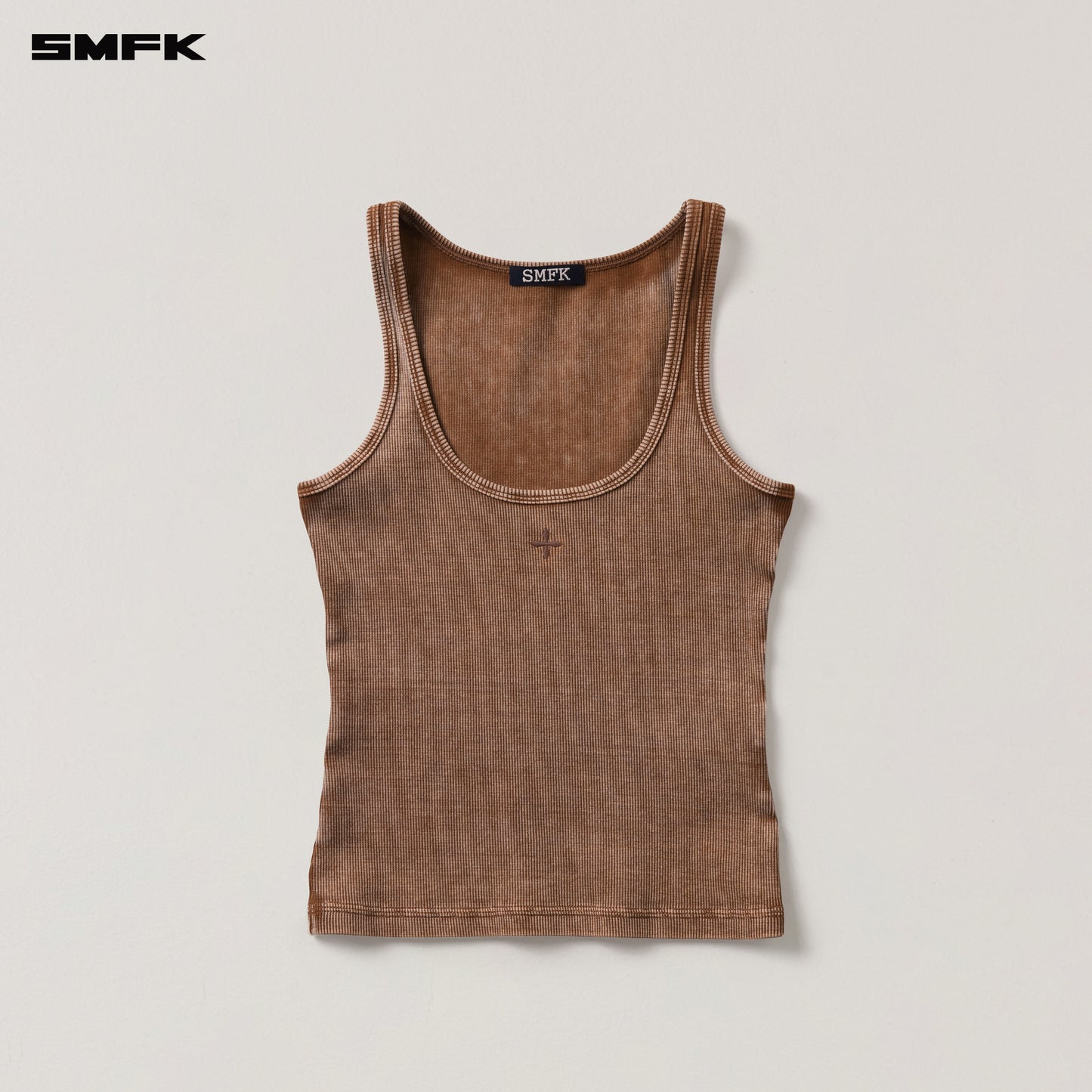 VINTAGE STORM FADE RIDER TANK/FADE DYE Vanish Brown