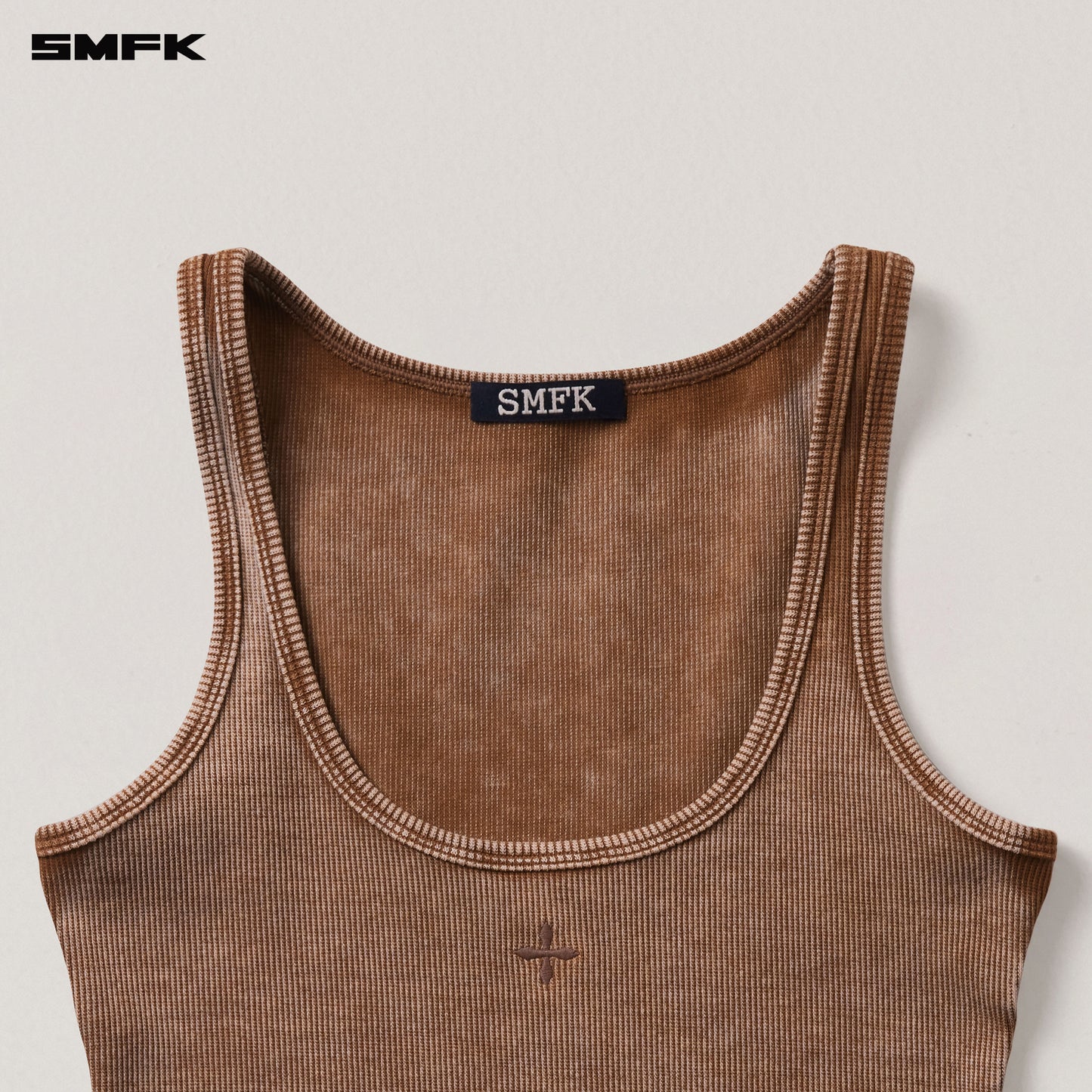 VINTAGE STORM FADE RIDER TANK/FADE DYE Vanish Brown