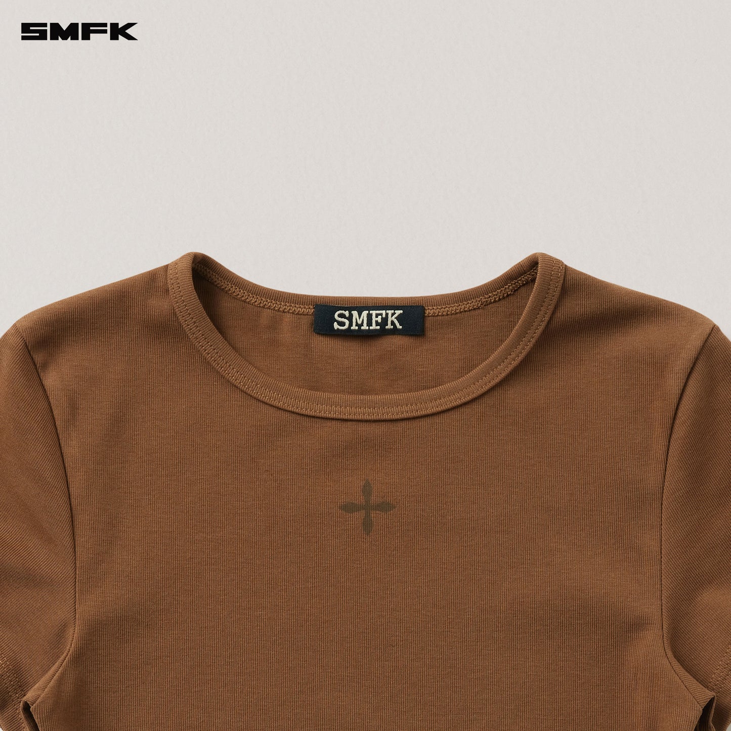 VINTAGE STORM FADE BODY TEE Wild Brown