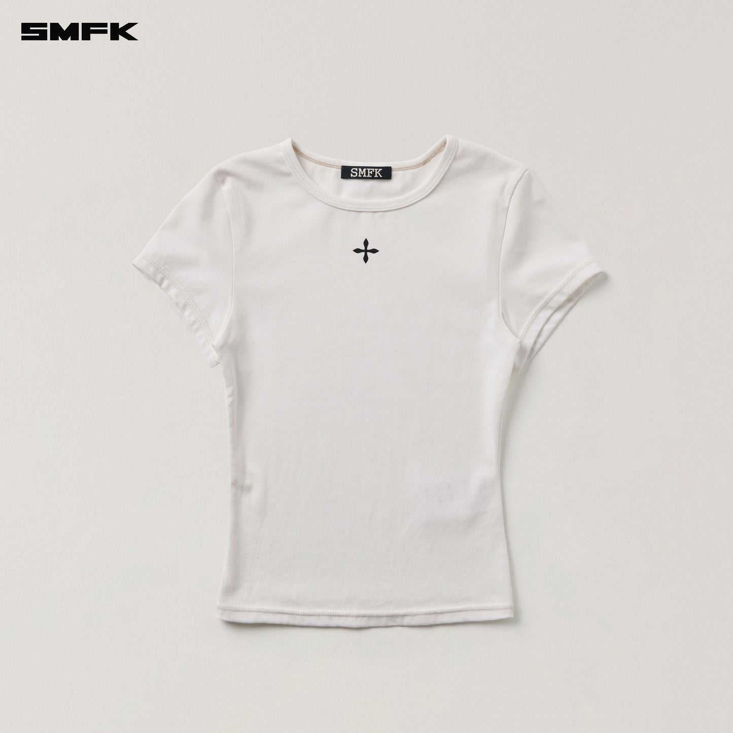 VINTAGE STORM FADE BODY TEE Alpine White