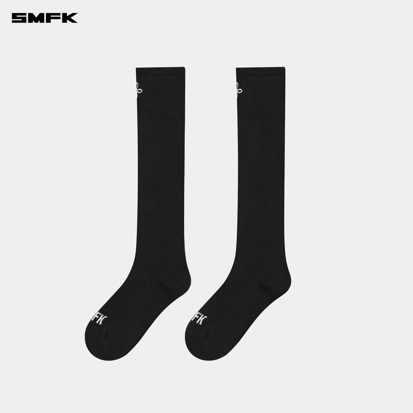 COMPASS HUG Sports Mid-Calf Socks (2 Pairs) Wilderness Black