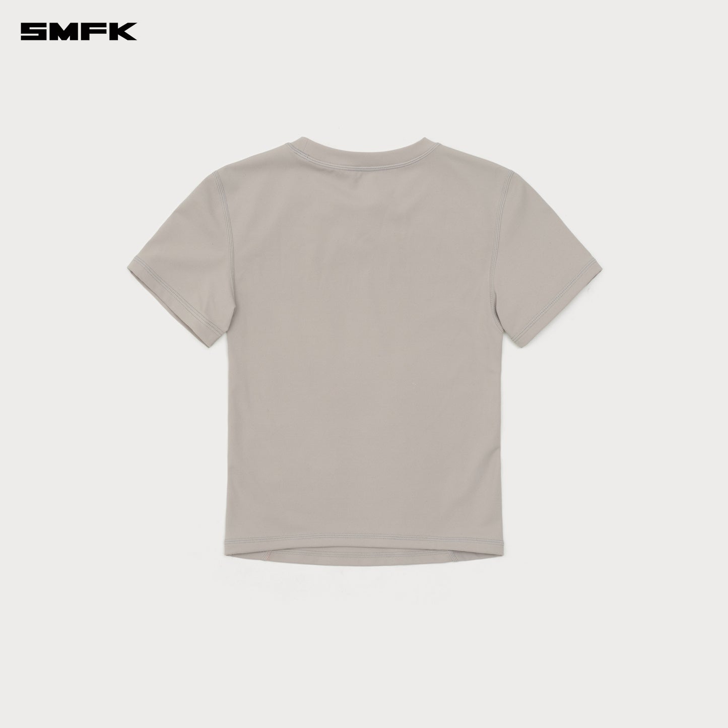 COMPASS WAVE Body-shaping Skin Tee Ash Gray