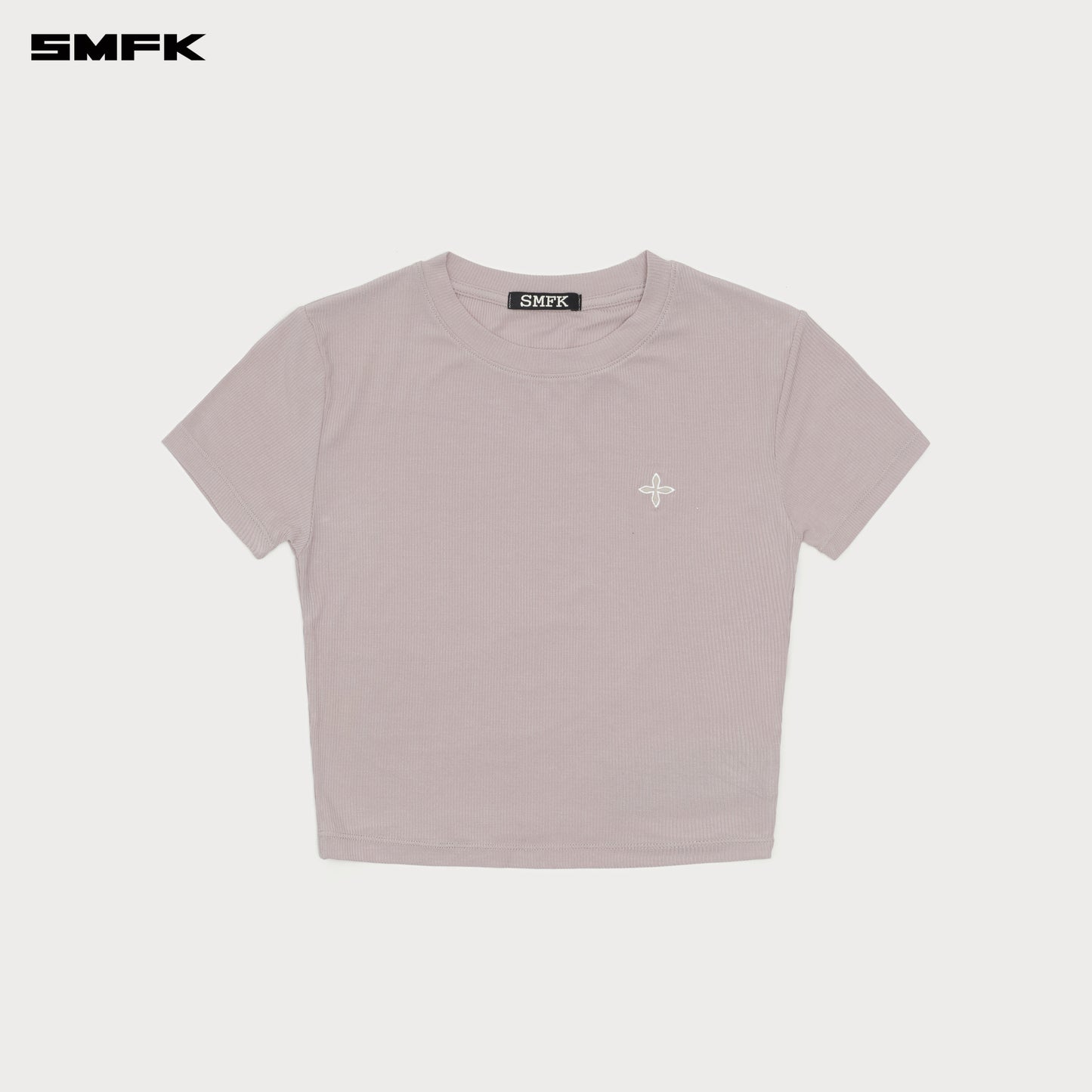 COMPASS HUG Tight Sports Tee Ash Gray