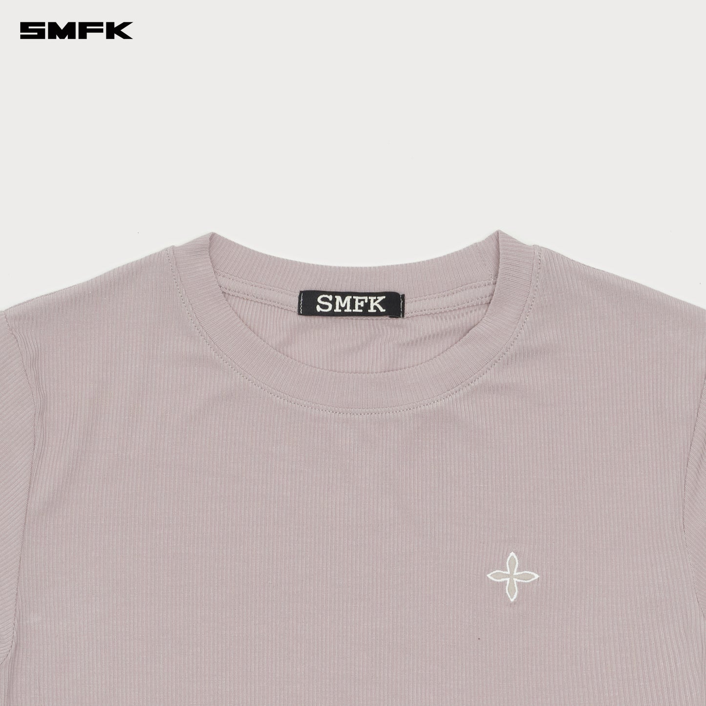 COMPASS HUG Tight Sports Tee Ash Gray