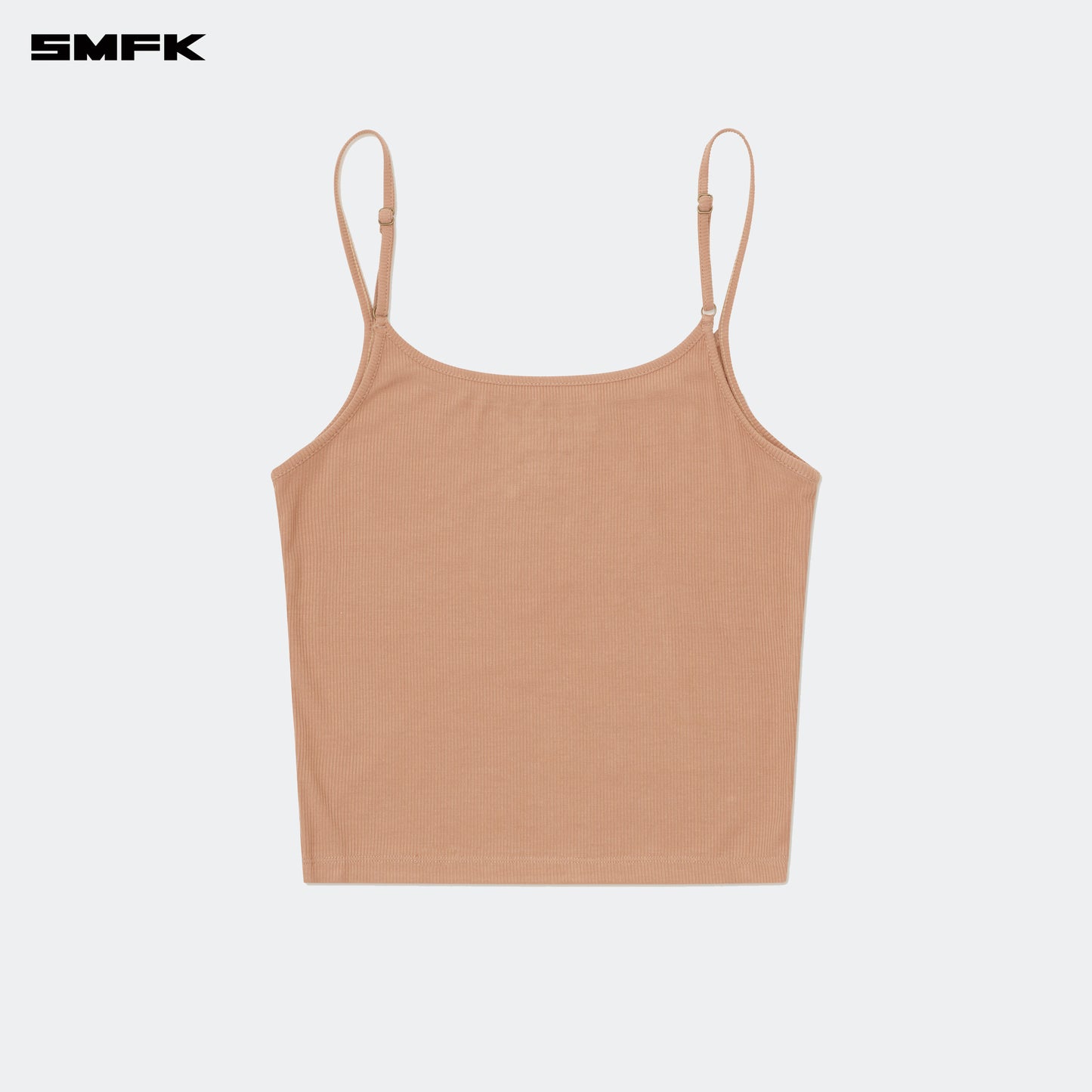 COMPASS HUG Extra-Long Sports Strap Top Deep Nude