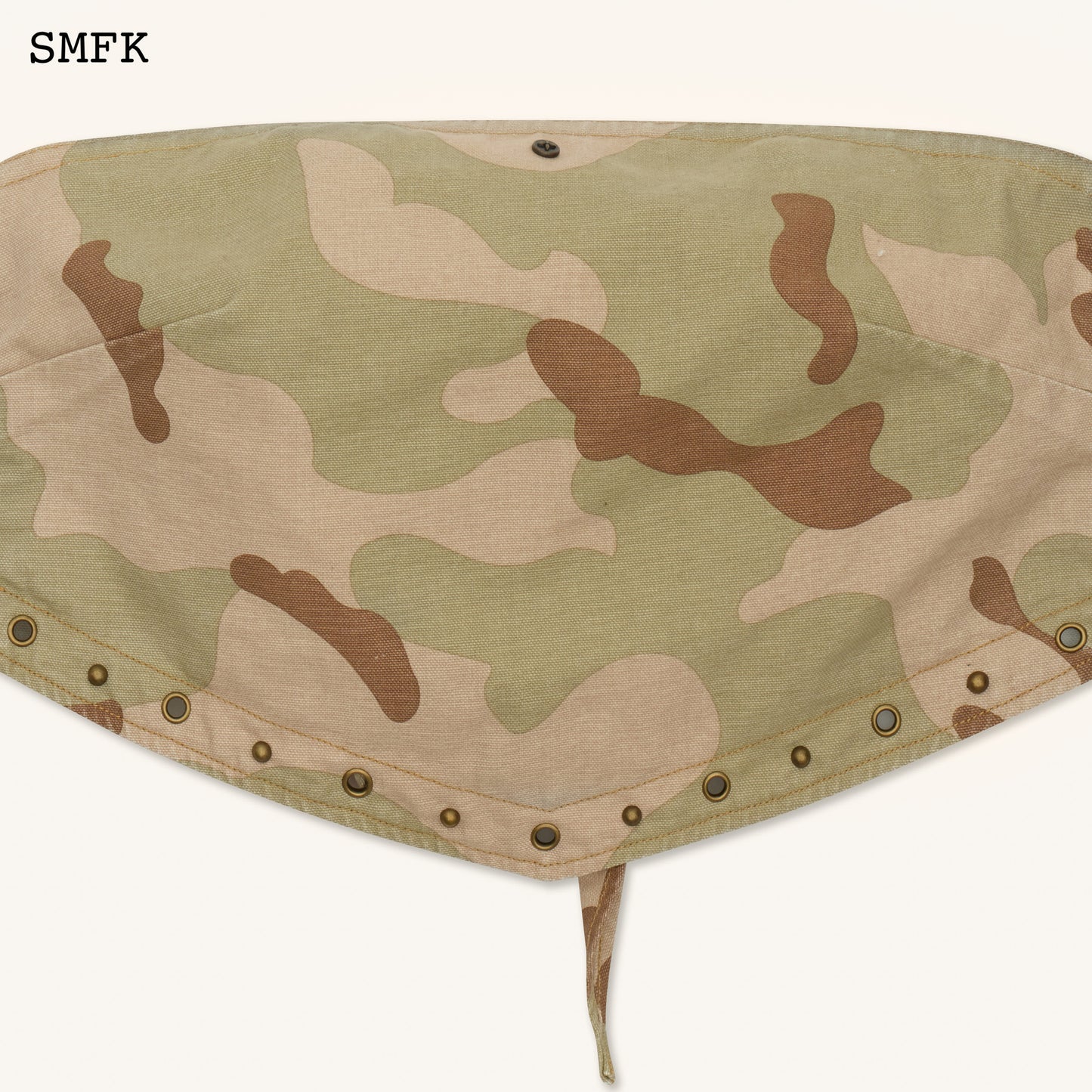 Ancient Myth Temple Garden Bandeau Tube Top Desert Camouflage