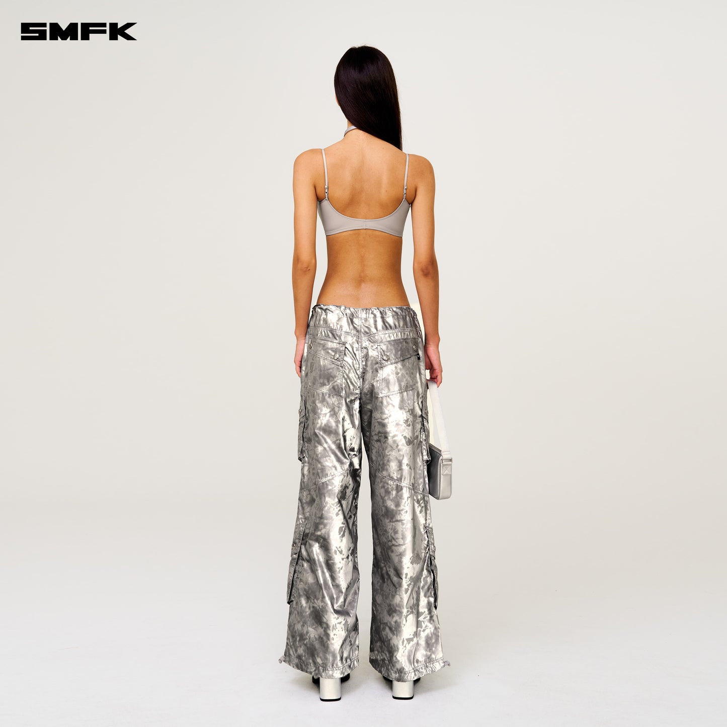 FUTURE WAVE One-piece Body-shaping Bra Ash Gray