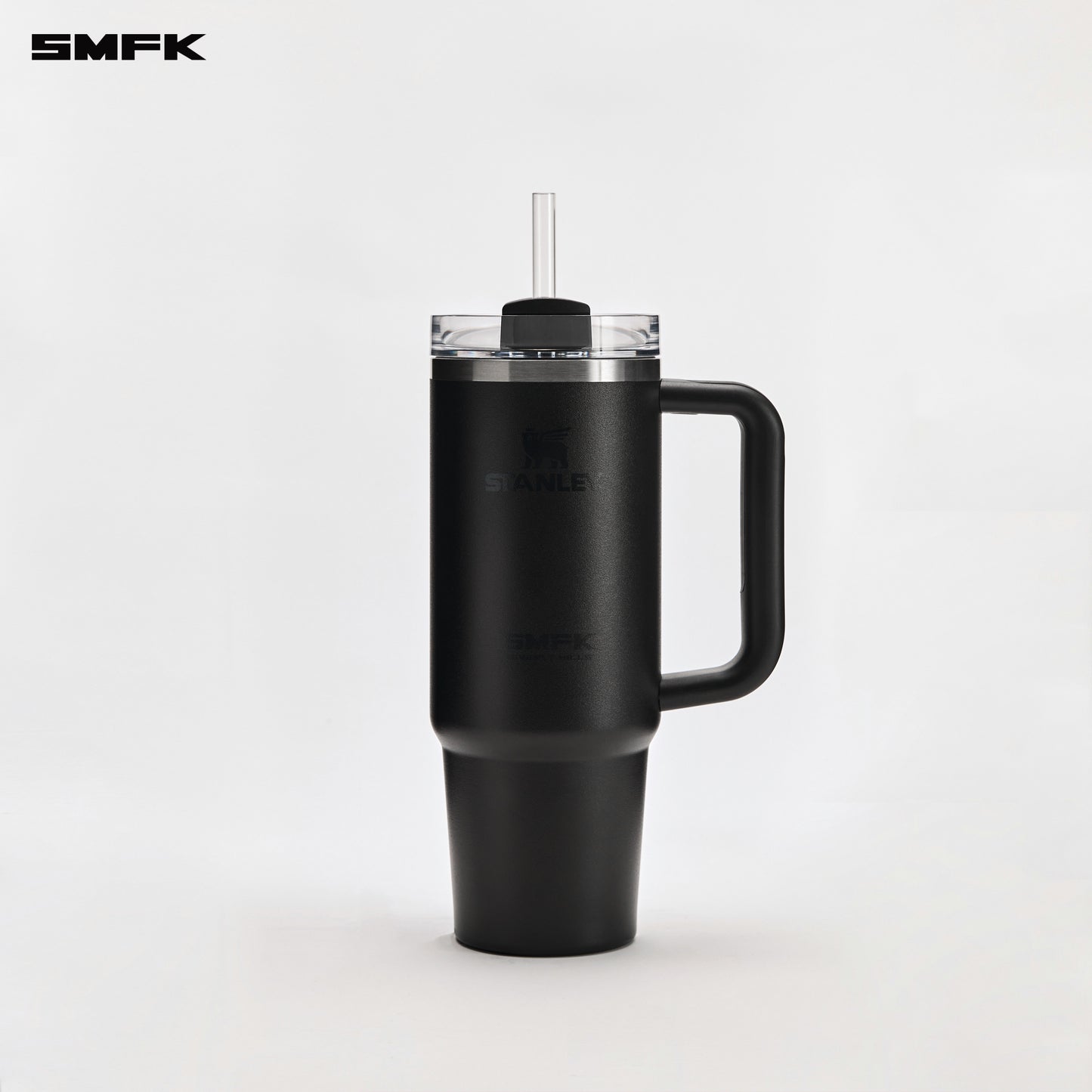 STANLEY Stainless Steel Straw Tumbler (SMFK Beverly Hills Boutique Limited Edition) Wilderness Black