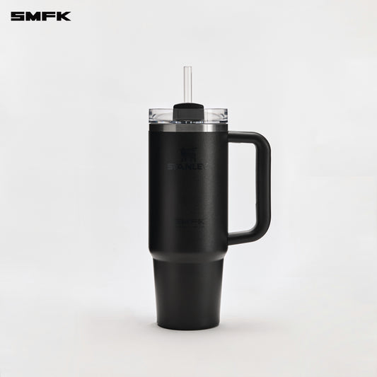 STANLEY Stainless Steel Straw Tumbler (SMFK Beverly Hills Boutique Limited Edition) Wilderness Black
