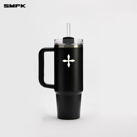 STANLEY Stainless Steel Straw Tumbler (SMFK Beverly Hills Boutique Limited Edition) Wilderness Black