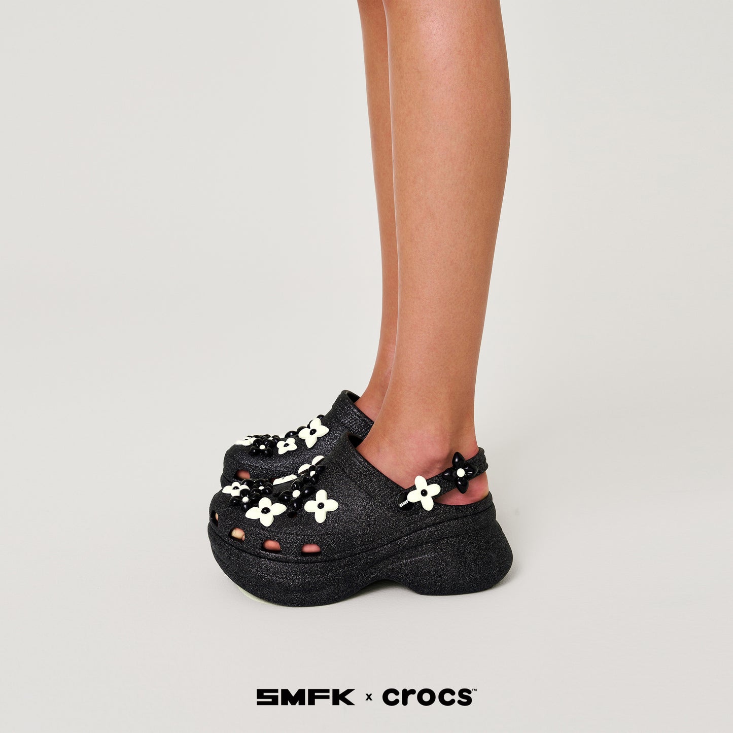 SMFK X CROCS BAE CLOG Black Diamond