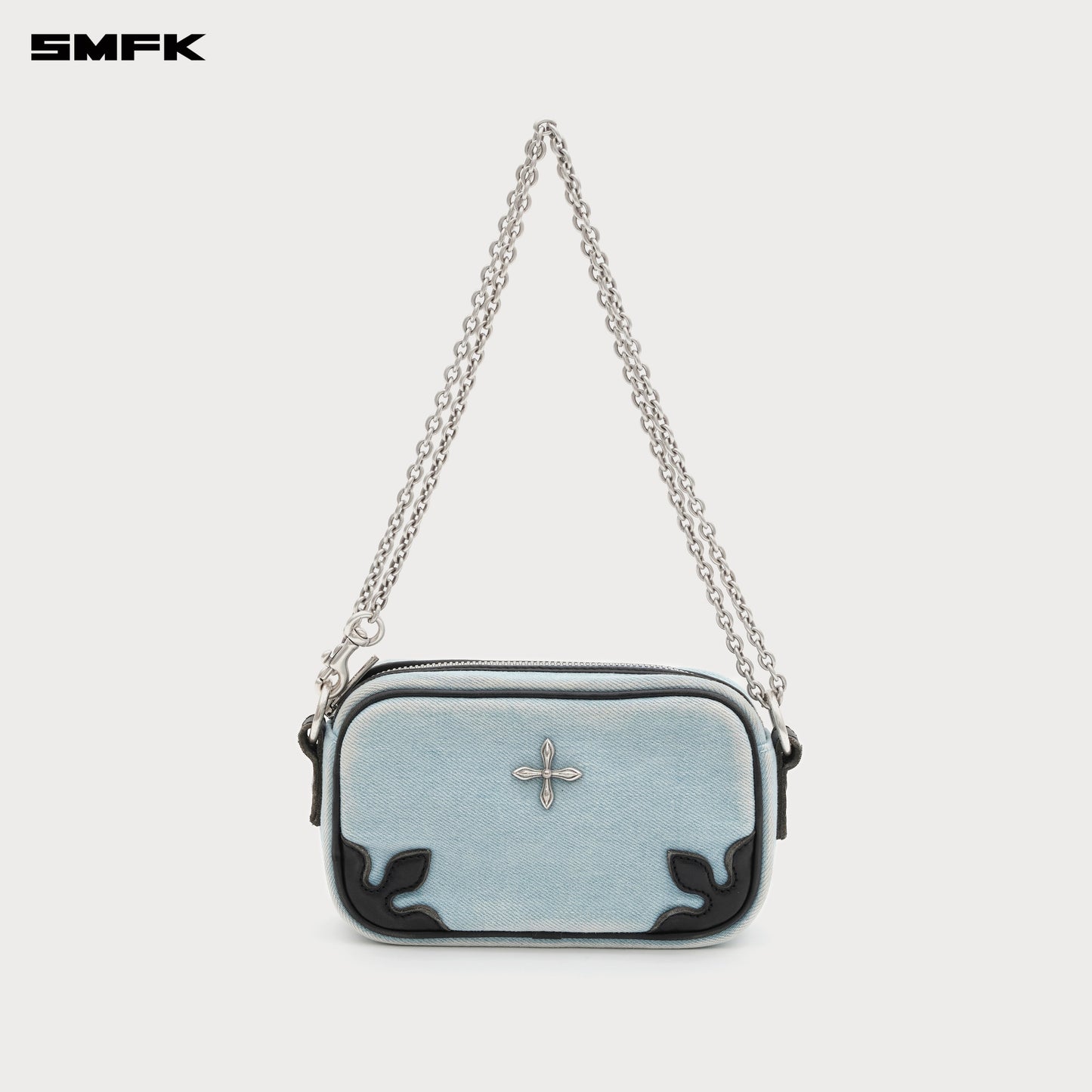 COMPASS ADVENTURE Chain Bag (Small) Indigo Denim