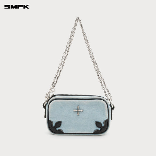 COMPASS ADVENTURE Chain Bag (Small) Indigo Denim