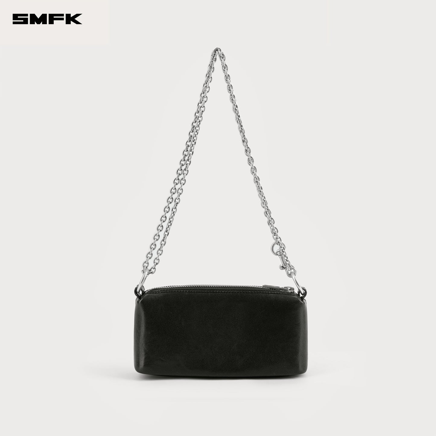 COMPASS BADGE Folding Chain Bag Black (Small) Wilderness Black