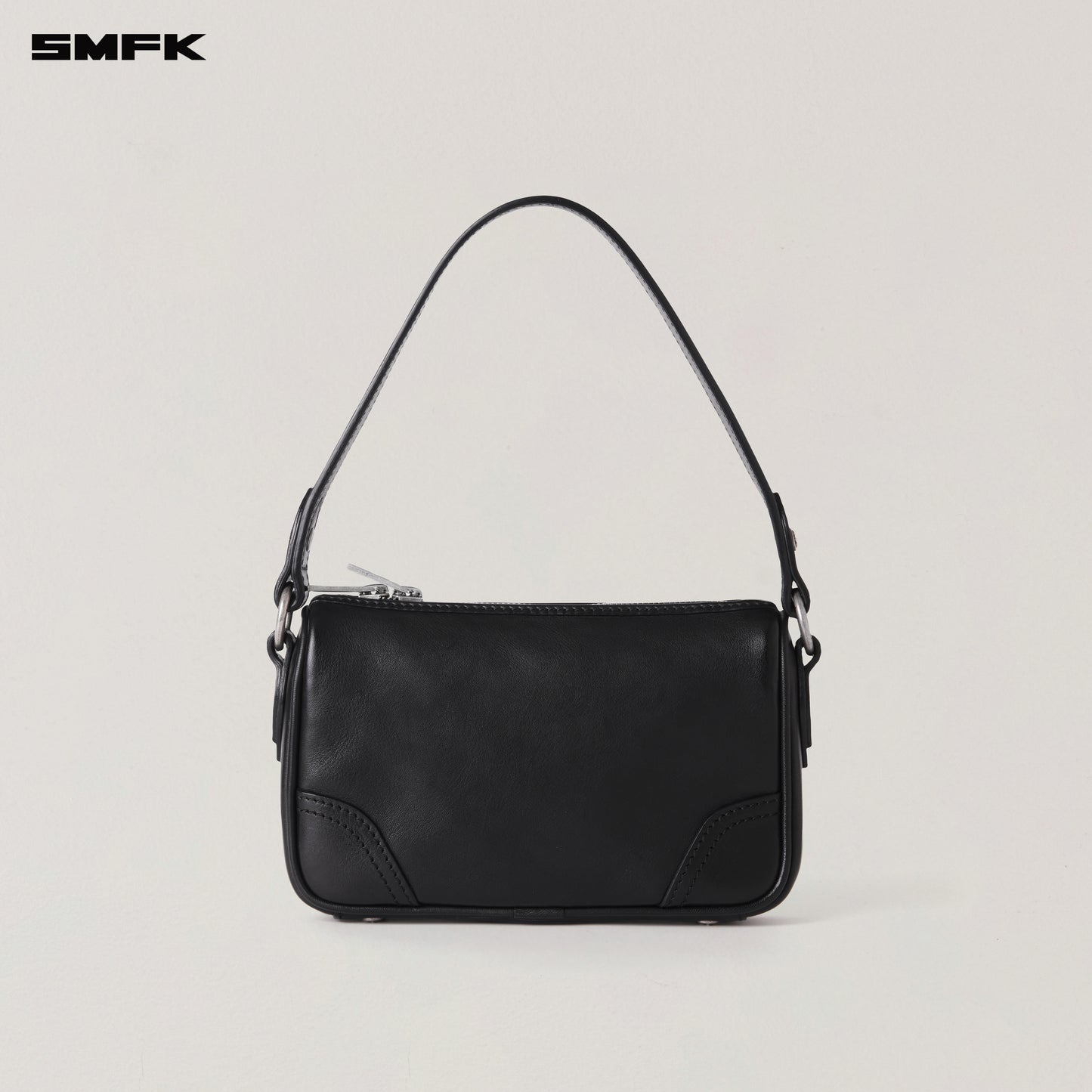 RAGE ORIGIN LEATHER SHOULDER BAG/SMALL Wilderness Black