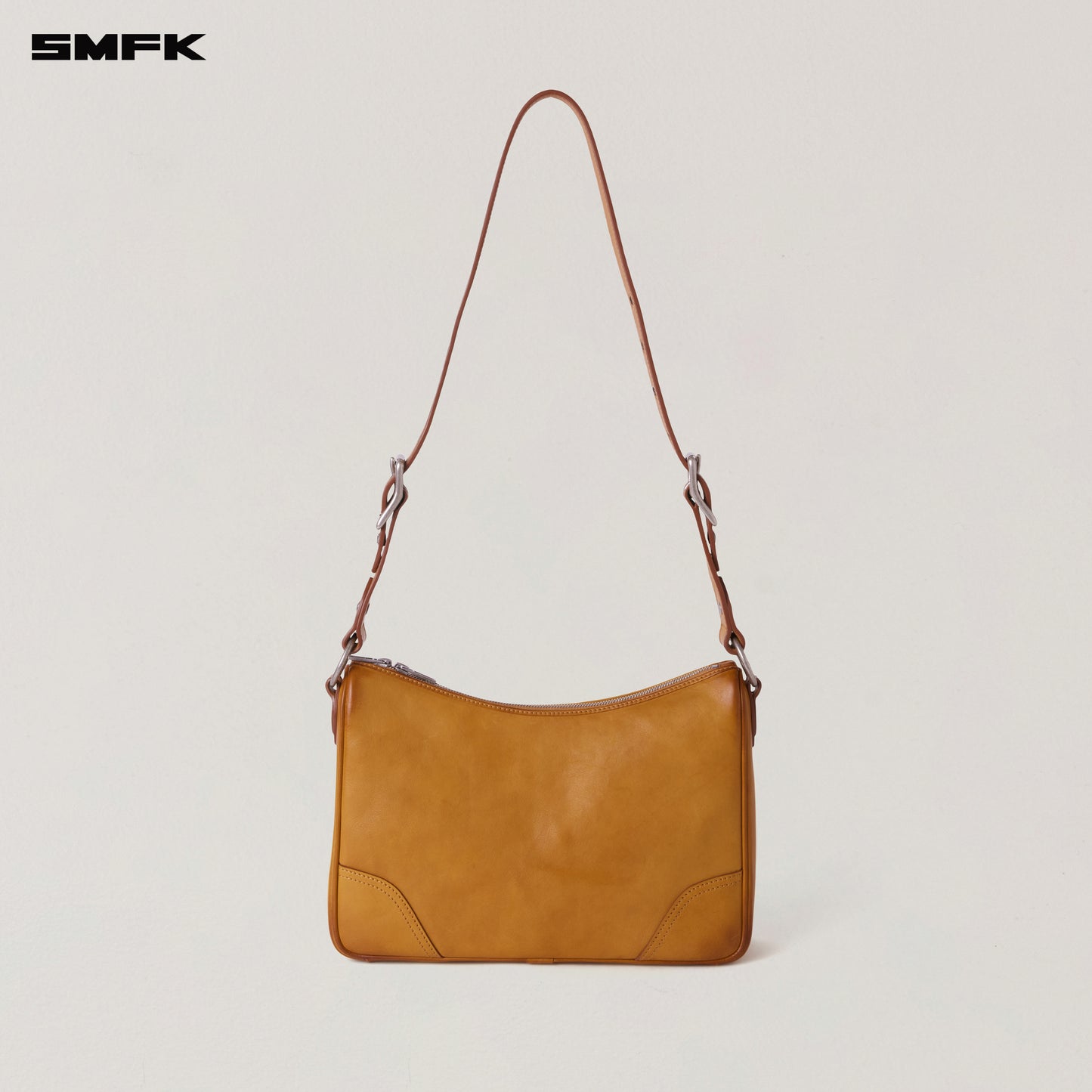 RAGE ORIGIN LEATHER SHOULDER BAG/LARGE Grassland Brown Patina