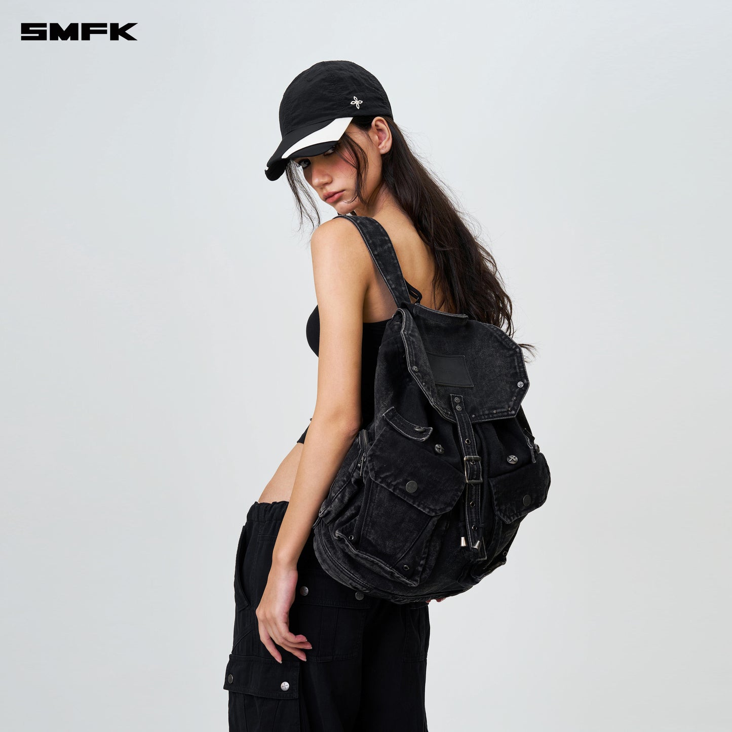 COMPASS Tarpan Denim Backpack Black (Large) Wilderness Black