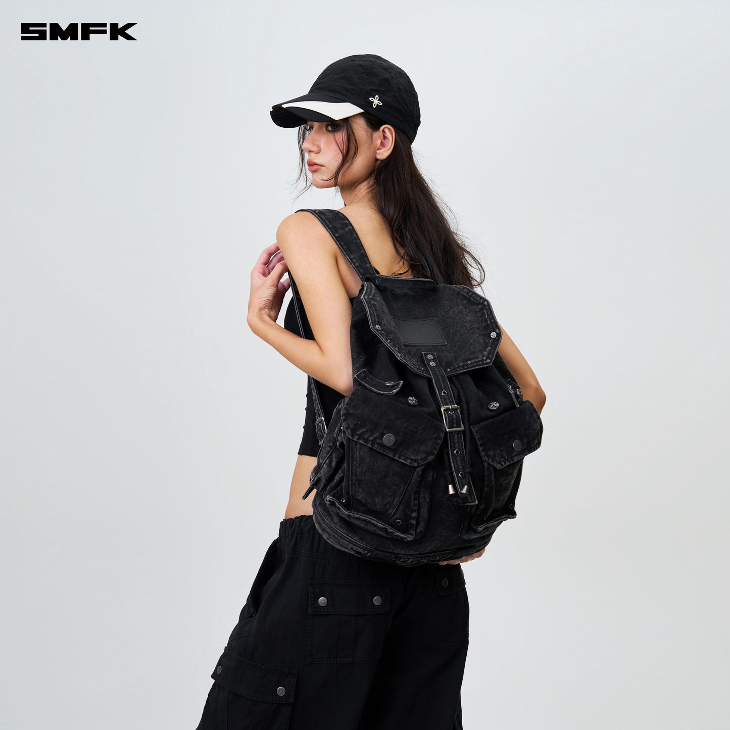 COMPASS Tarpan Denim Backpack Black (Large) Wilderness Black