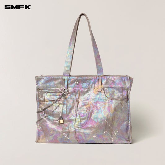 RAGE WILD Fantasy Brick Denim Tote/Large Fantasy Land