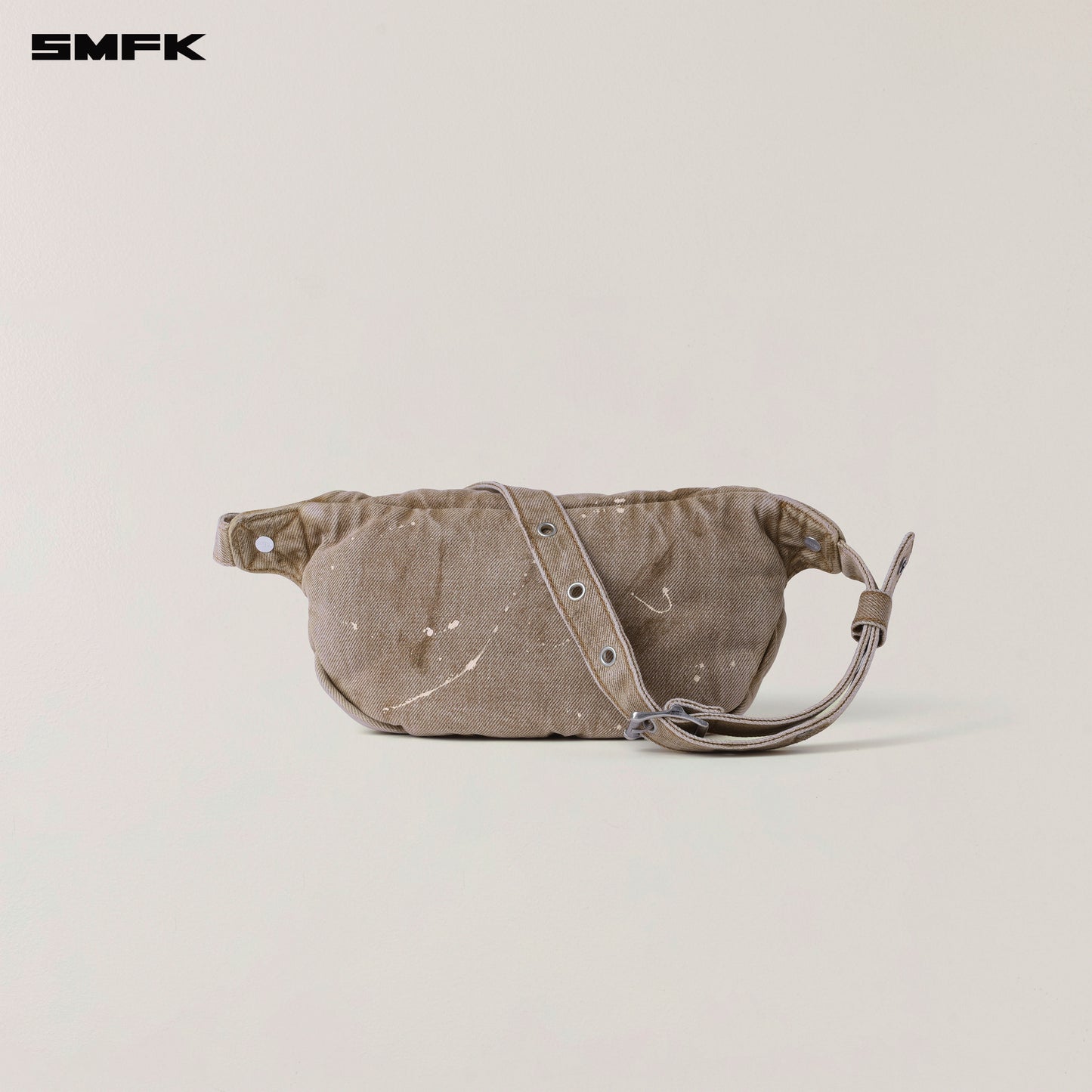 RAGE WILD RUSH Handcraft Denim Bumbag Wild Cowboy Brown