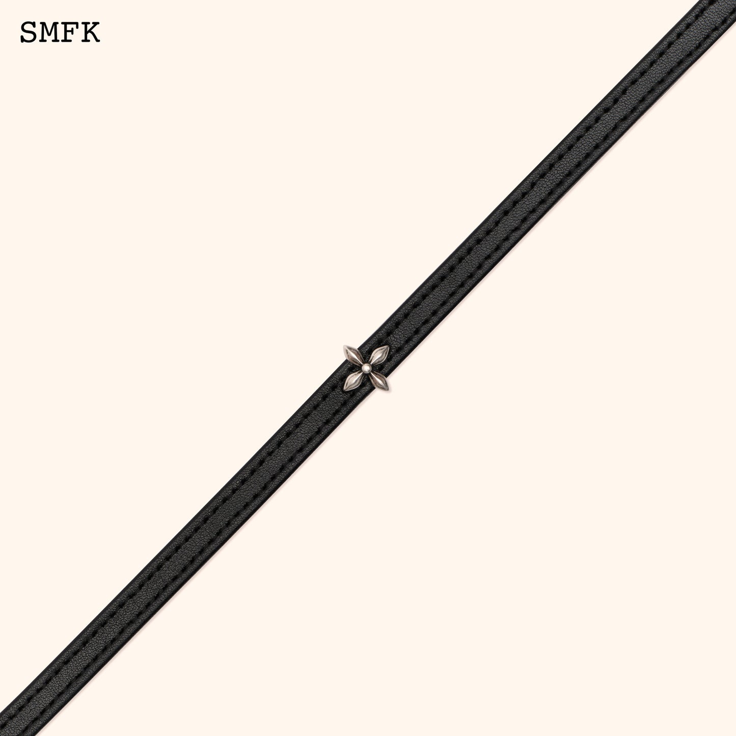 COMPASS Leather Choker Wilderness Black