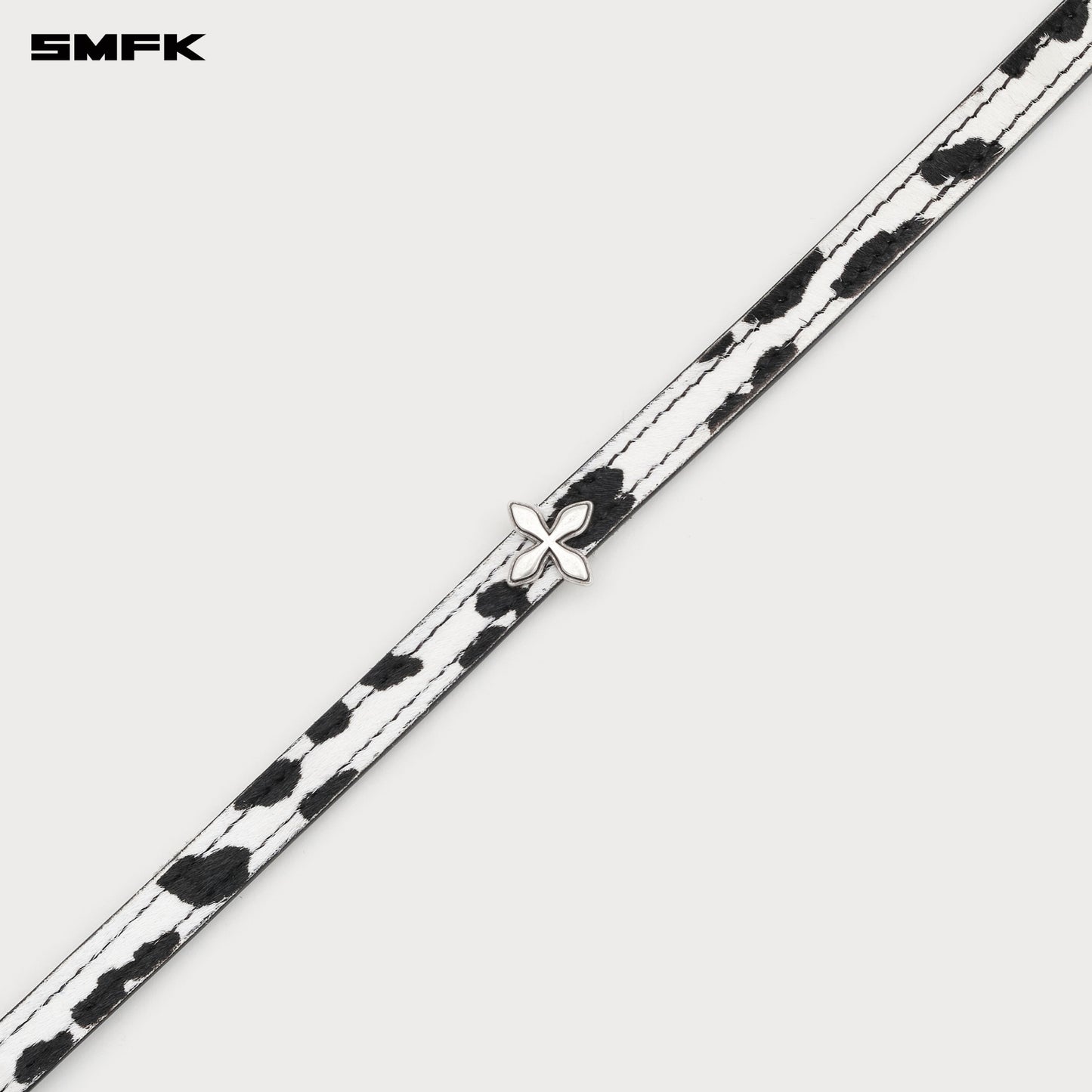 COMPASS Classic Handmade Fur Choker Snow Leopard
