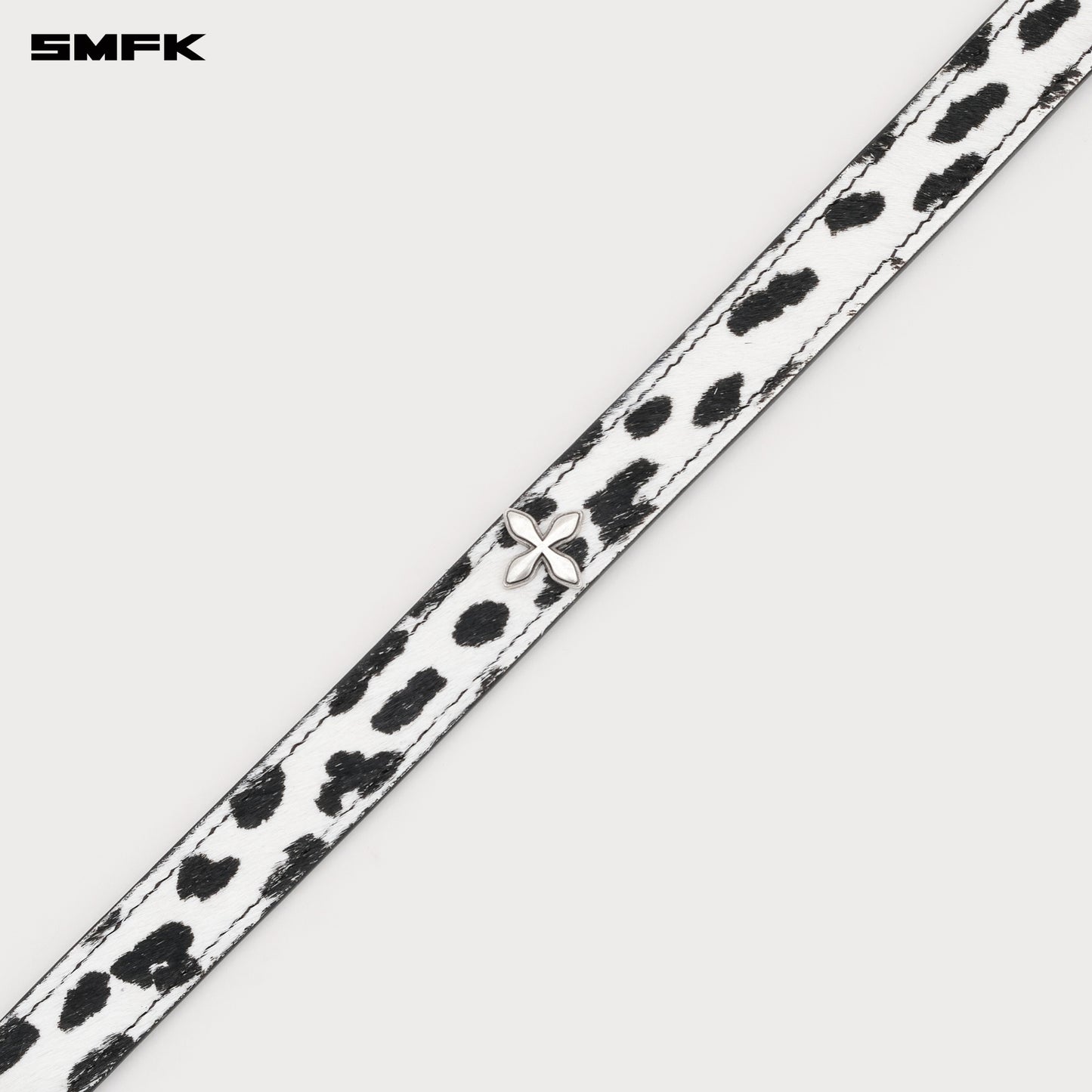 COMPASS Classic Handmade Fur Thick Choker Snow Leopard