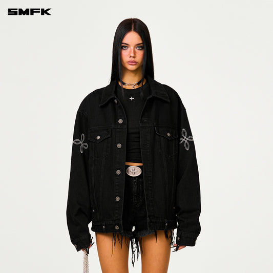 COMPASS WILD Denim Jacket Wilderness Black