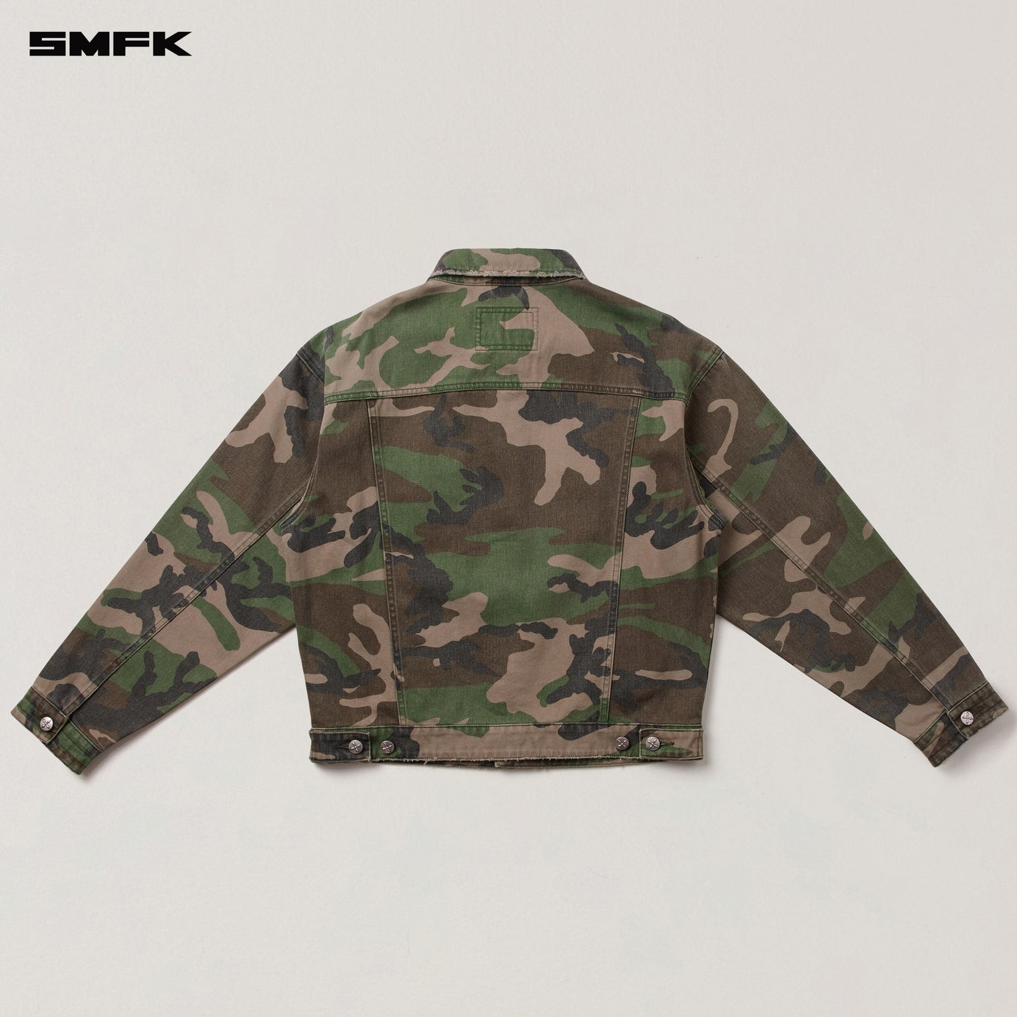 COMPASS MODE CAMO DENIM JACKET Army Green Camouflage