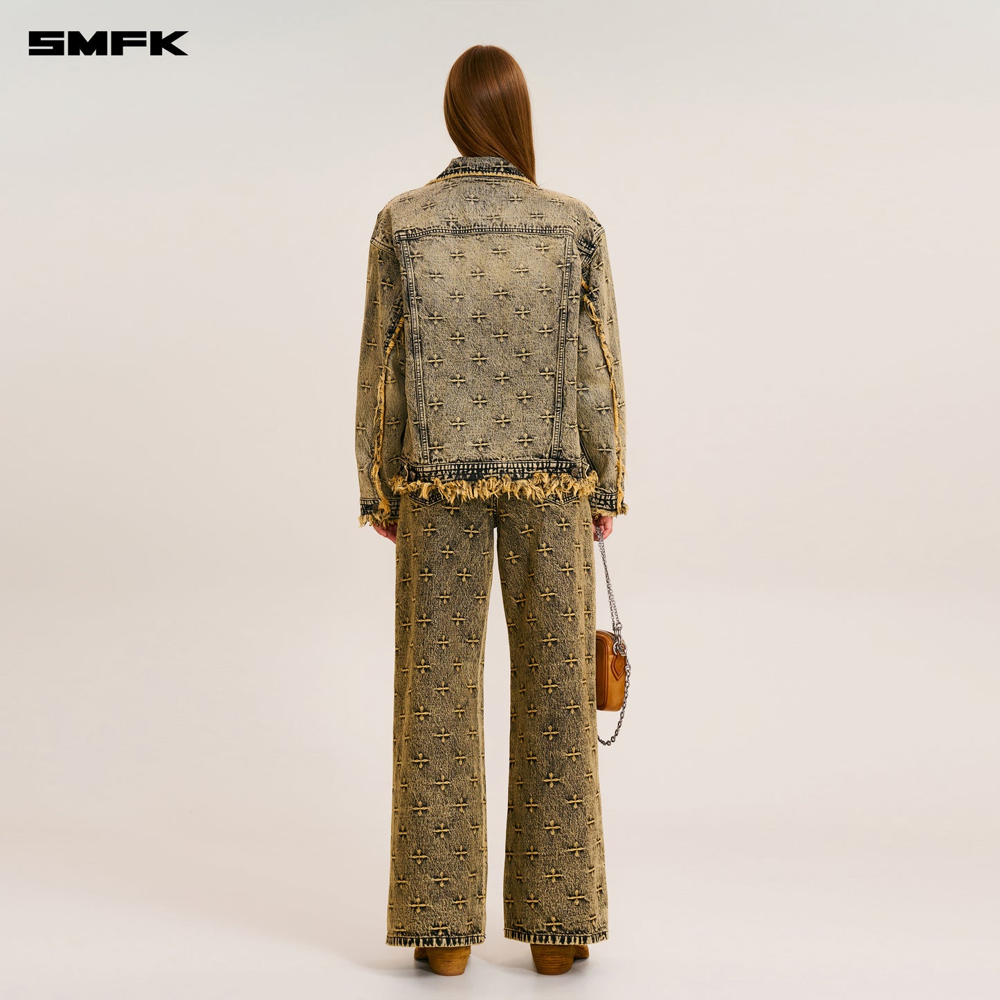 ANCIENT MYTH STORM LOOSE DENIM Jacket Storm Garden (Yellow)