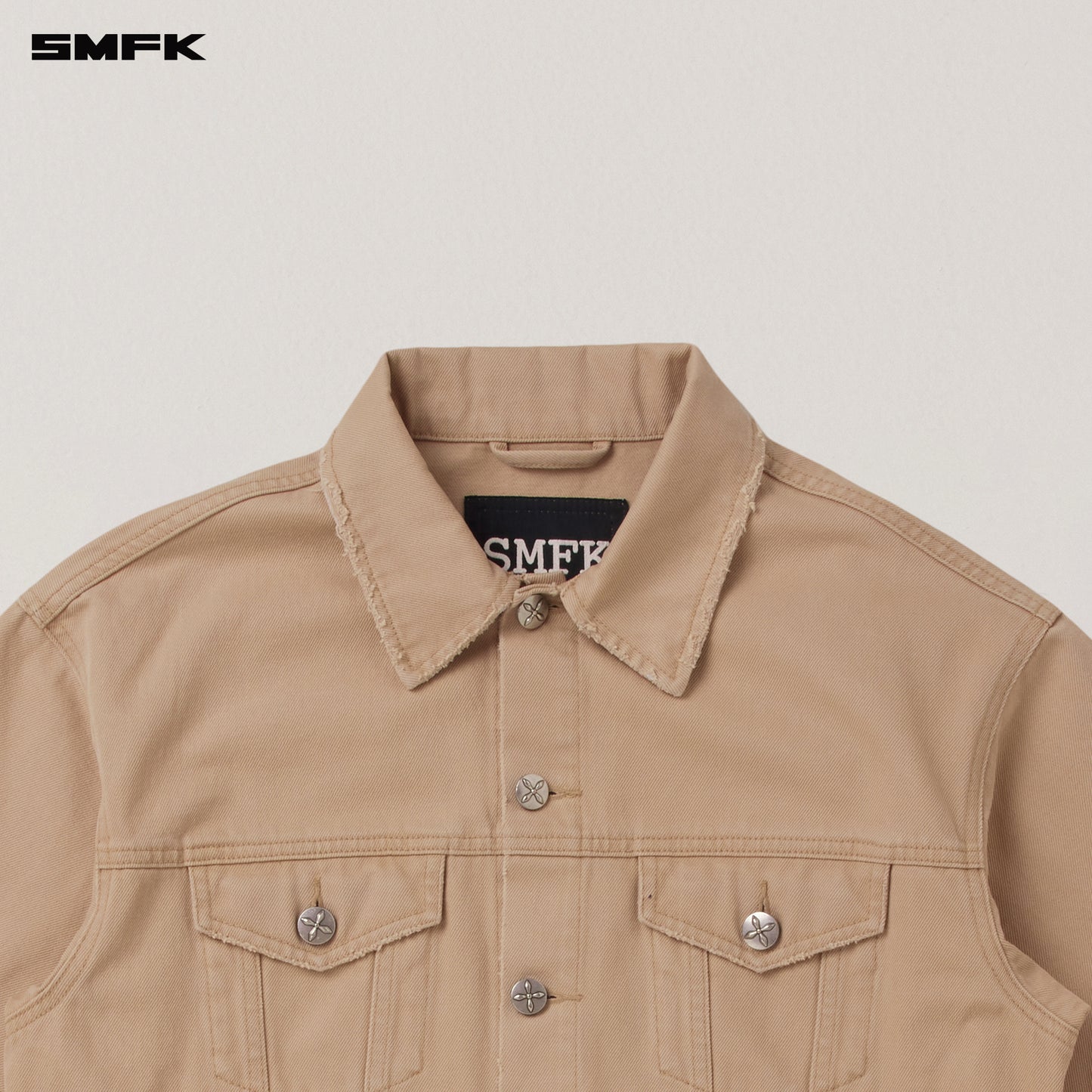 COMPASS MODE DENIM JACKET Sandy Khaki