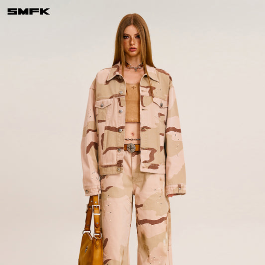 COMPASS MODE CAMO DENIM JACKET Desert Storm Camo