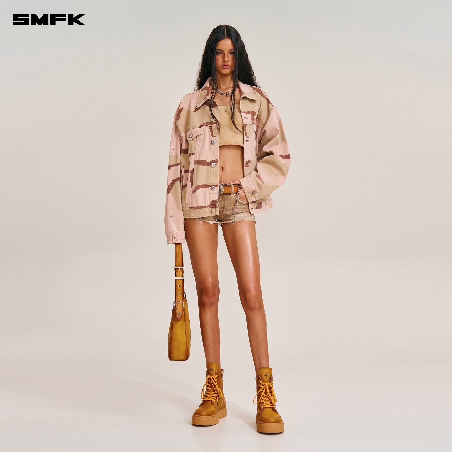 COMPASS MODE CAMO DENIM JACKET Desert Storm Camo