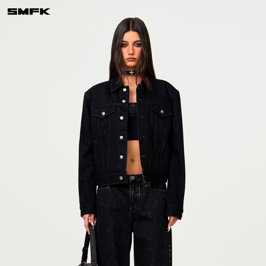 COMPASS PERMANENT Denim Jacket Onyx Denim