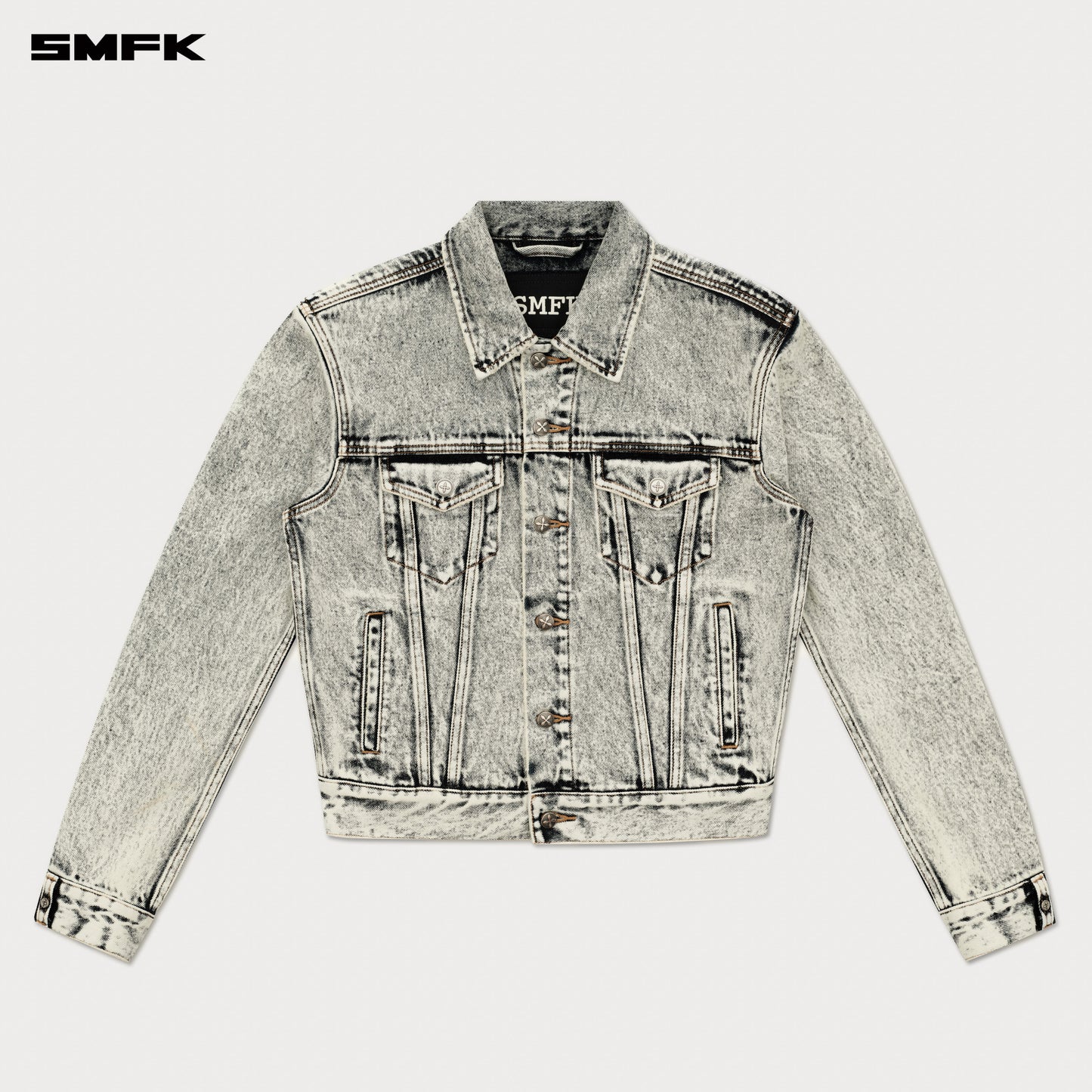 COMPASS PERMANENT Denim Jacket Snow Blossom
