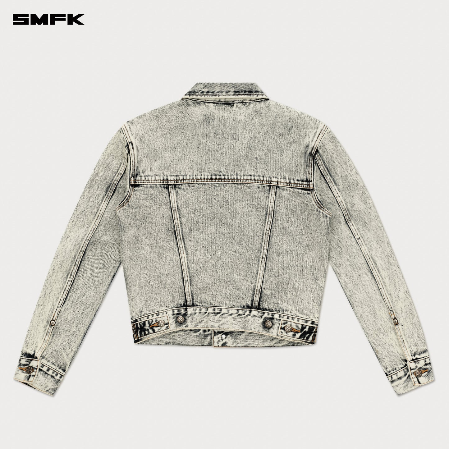 COMPASS PERMANENT Denim Jacket Snow Blossom