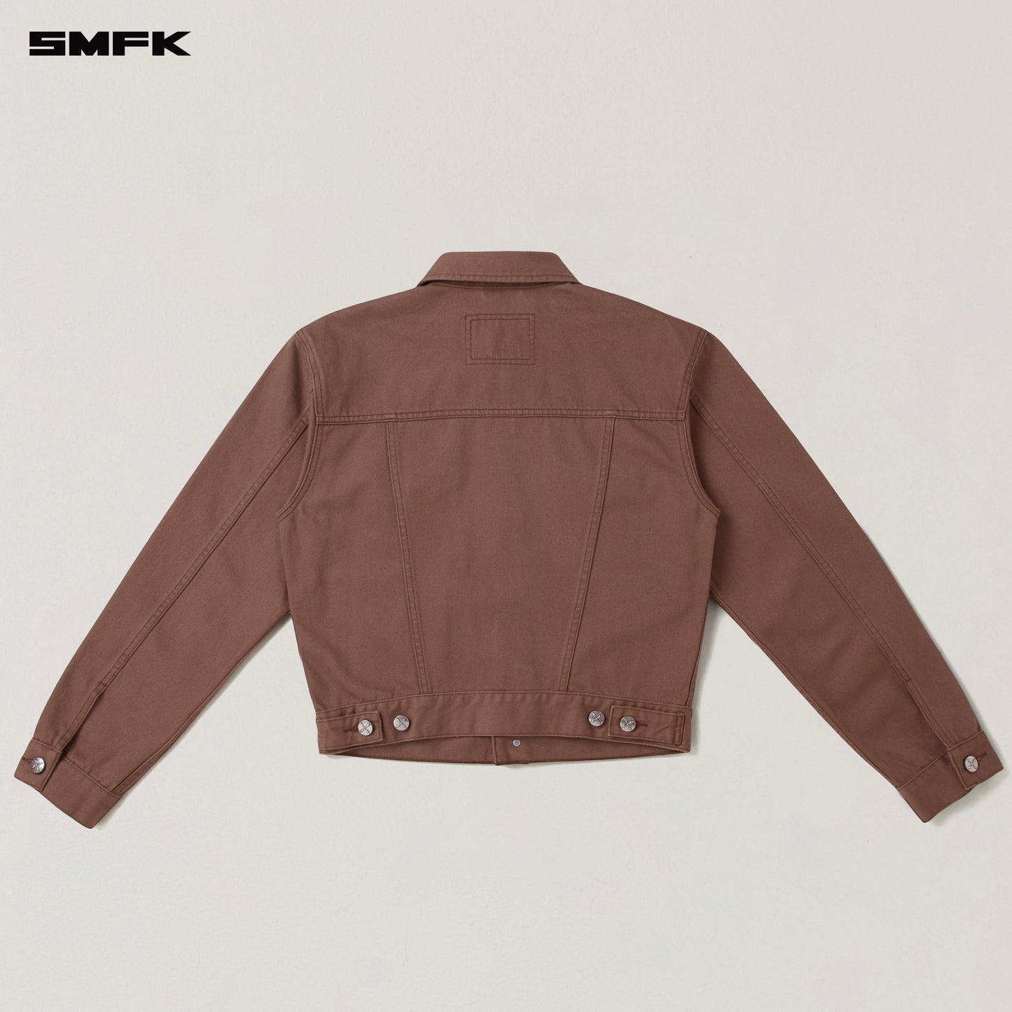 COMPASS PERMANENT SLIM DENIM JACKET Wild Horse Brown