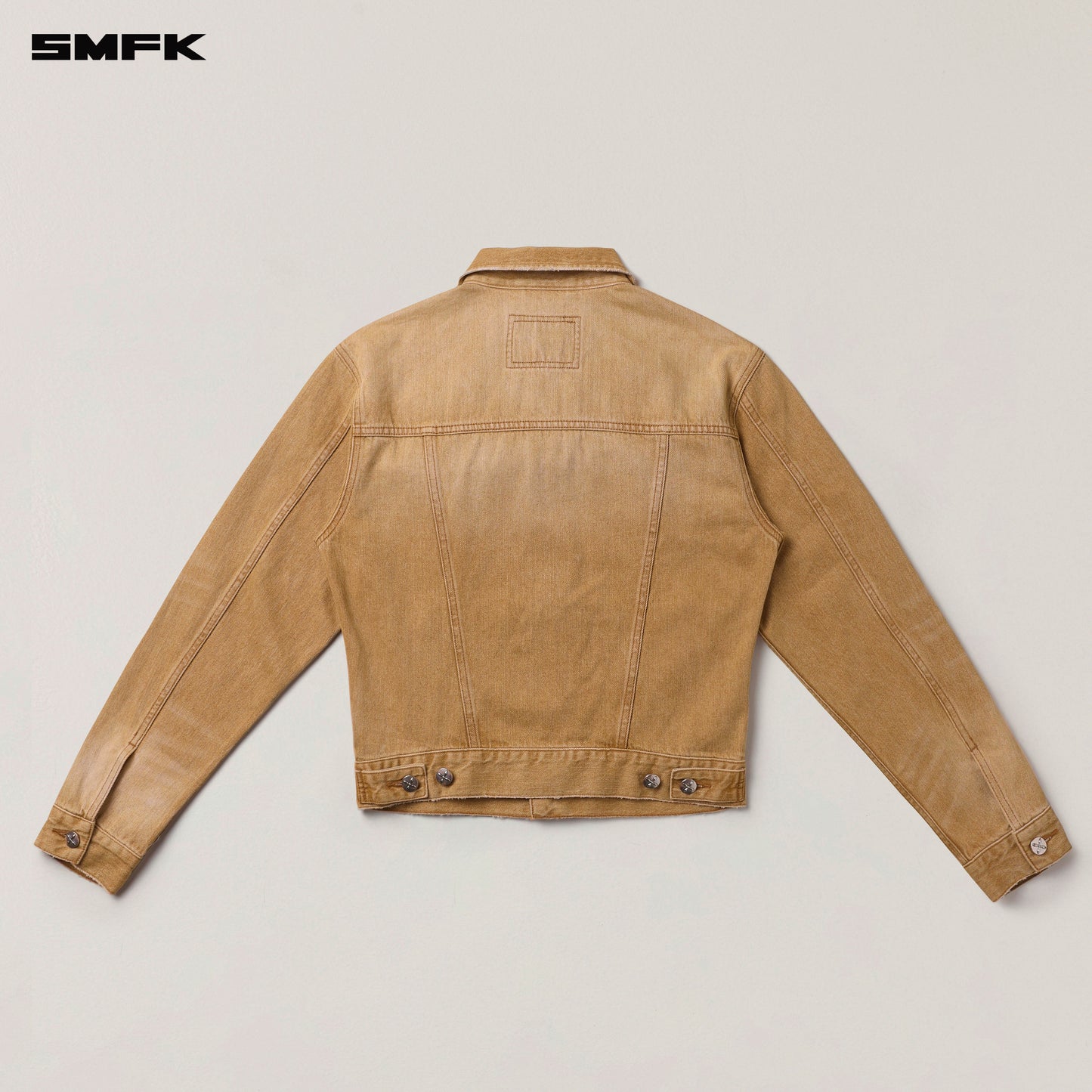 COMPASS PERMANENT Slim Denim Jacket Grassland Khaki