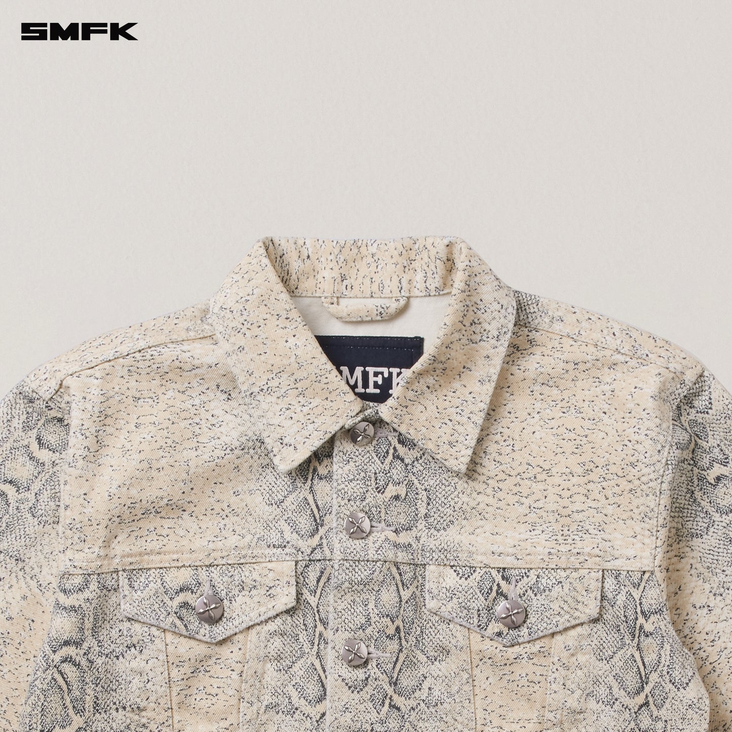 COMPASS PERMANENT SLIM DENIM JACKET Mirage Cobra