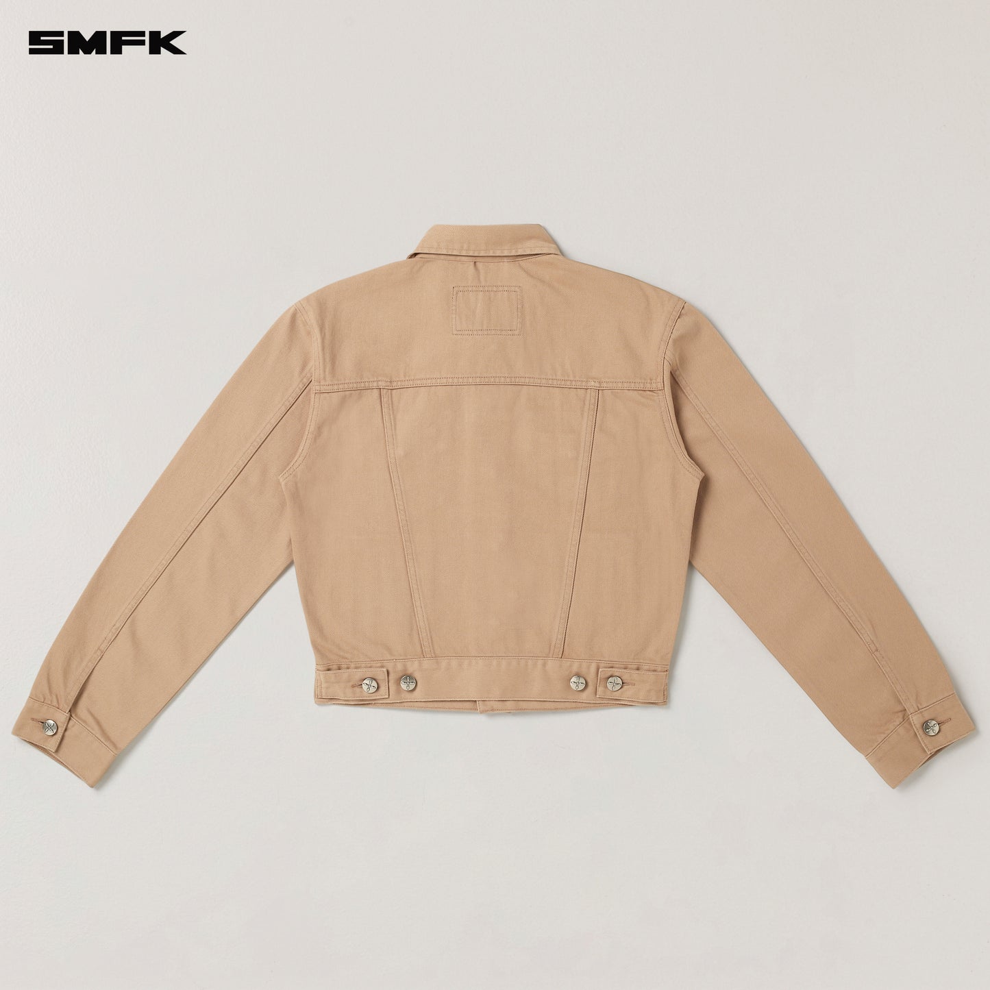 COMPASS PERMANENT SLIM DENIM JACKET Sandy Khaki