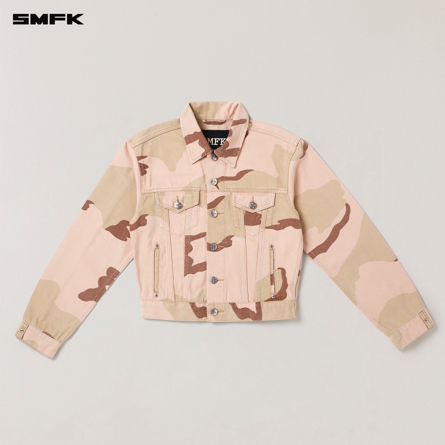 COMPASS PERMANENT SLIM DENIM JACKET Desert Storm Camo