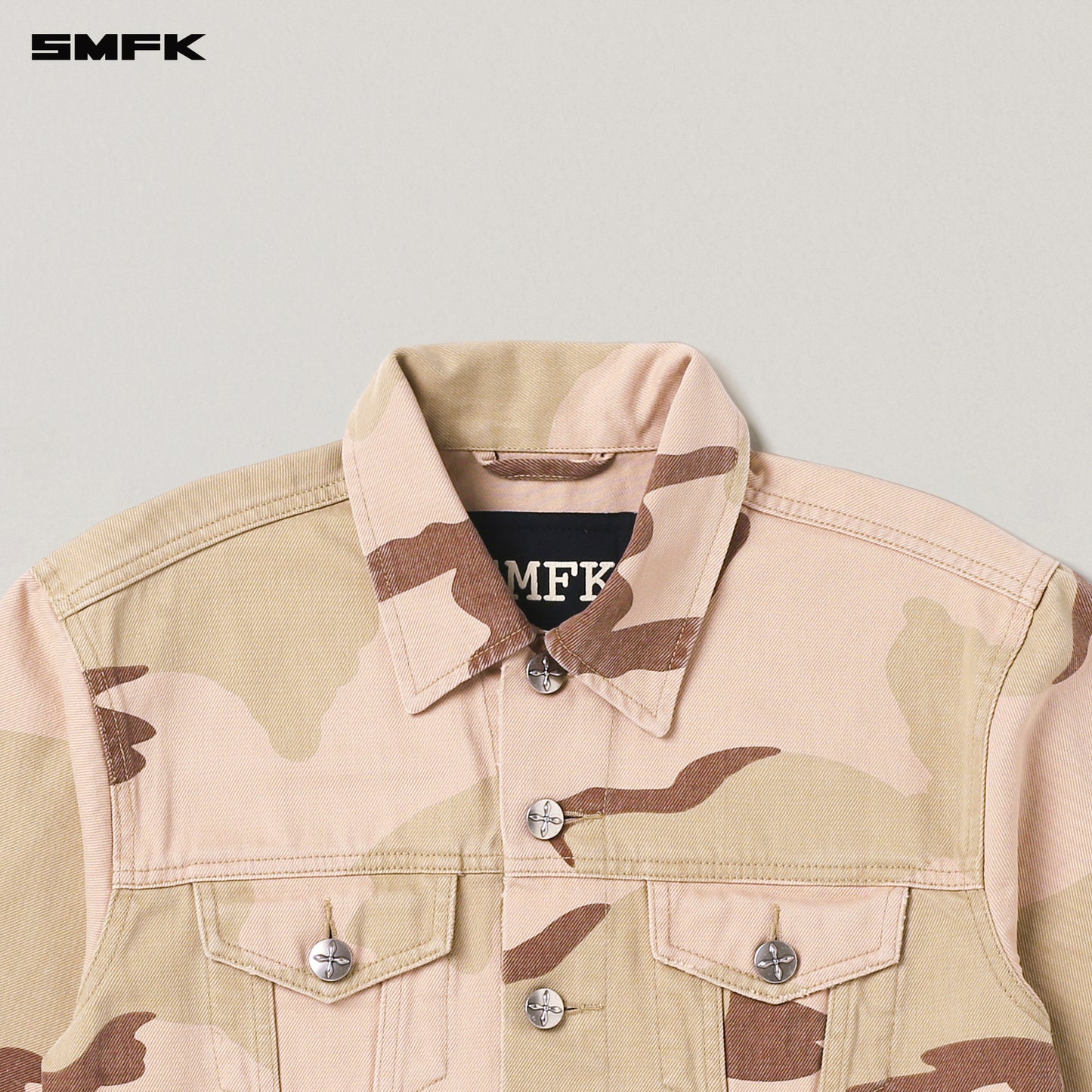 COMPASS PERMANENT SLIM DENIM JACKET Desert Storm Camo