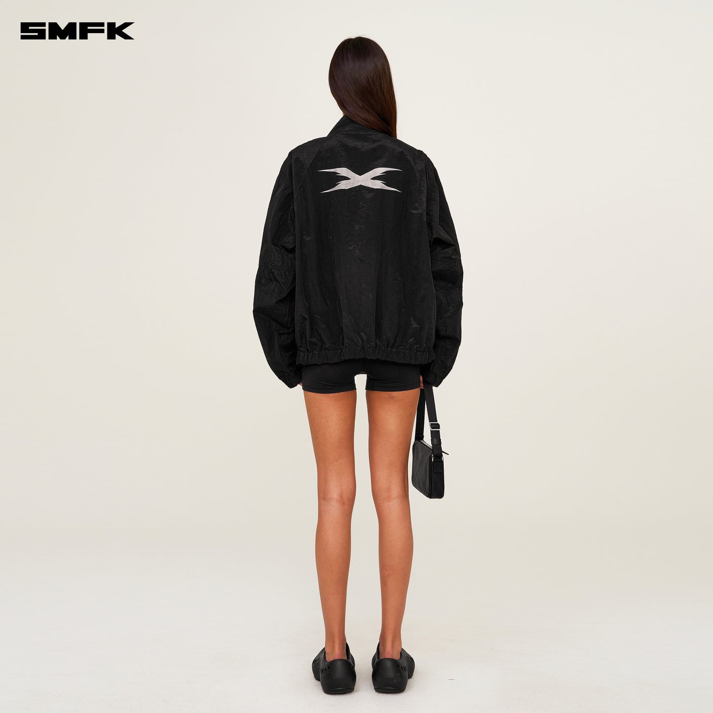 FUTURE STORM Oversized Sports Jacket Lightning Black