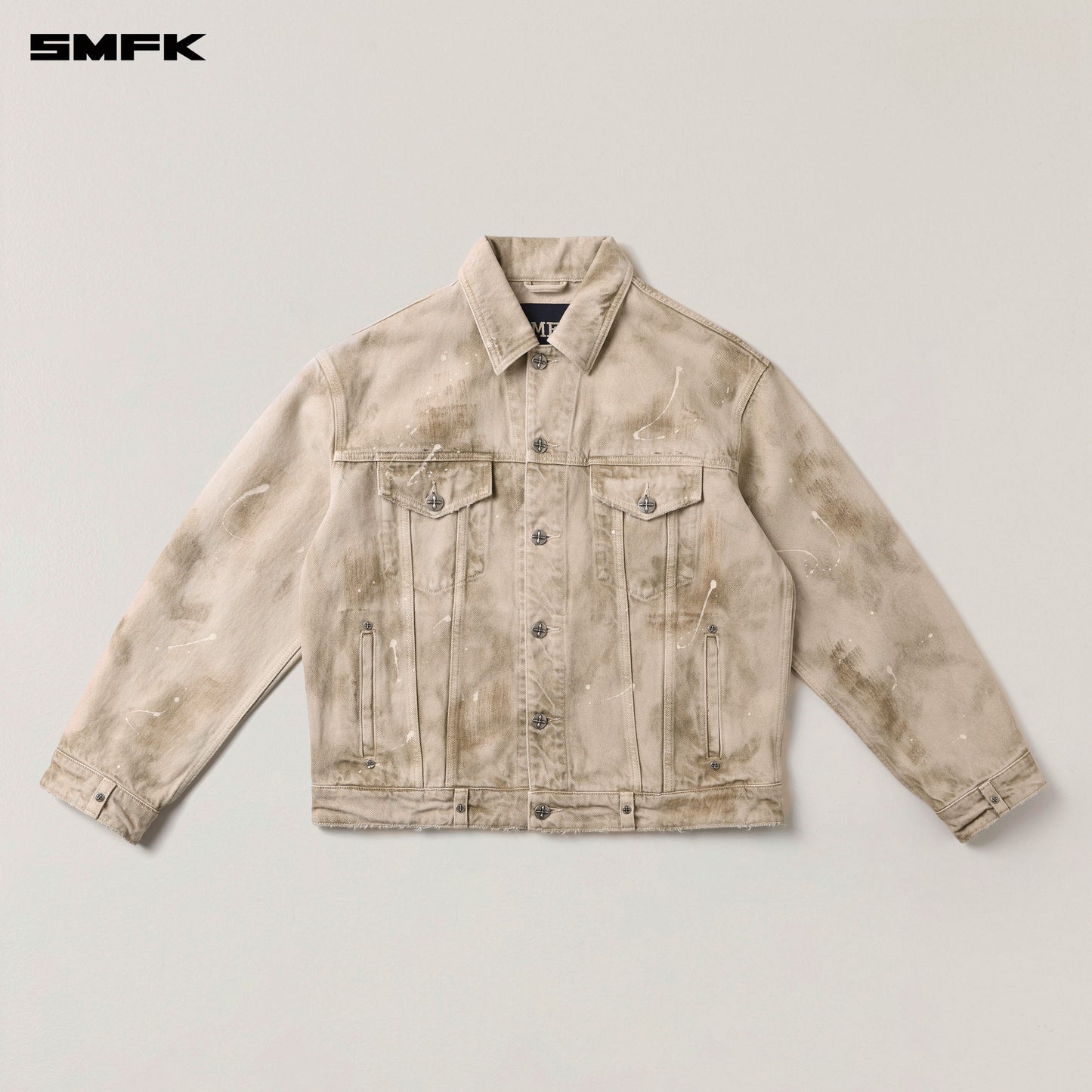 RAGE WILD Huge Denim Jacket (HANDCRAFTED Wild Brown