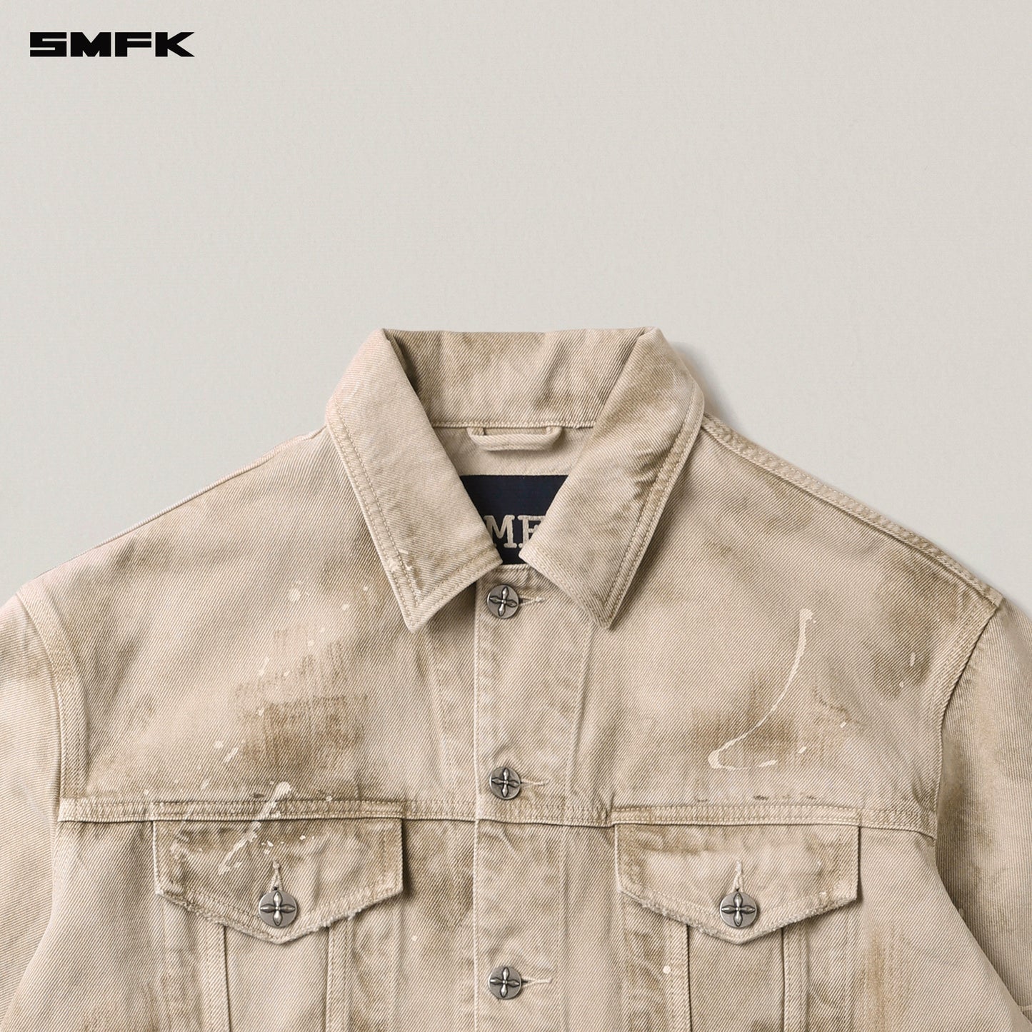 RAGE WILD Huge Denim Jacket (HANDCRAFTED Wild Brown